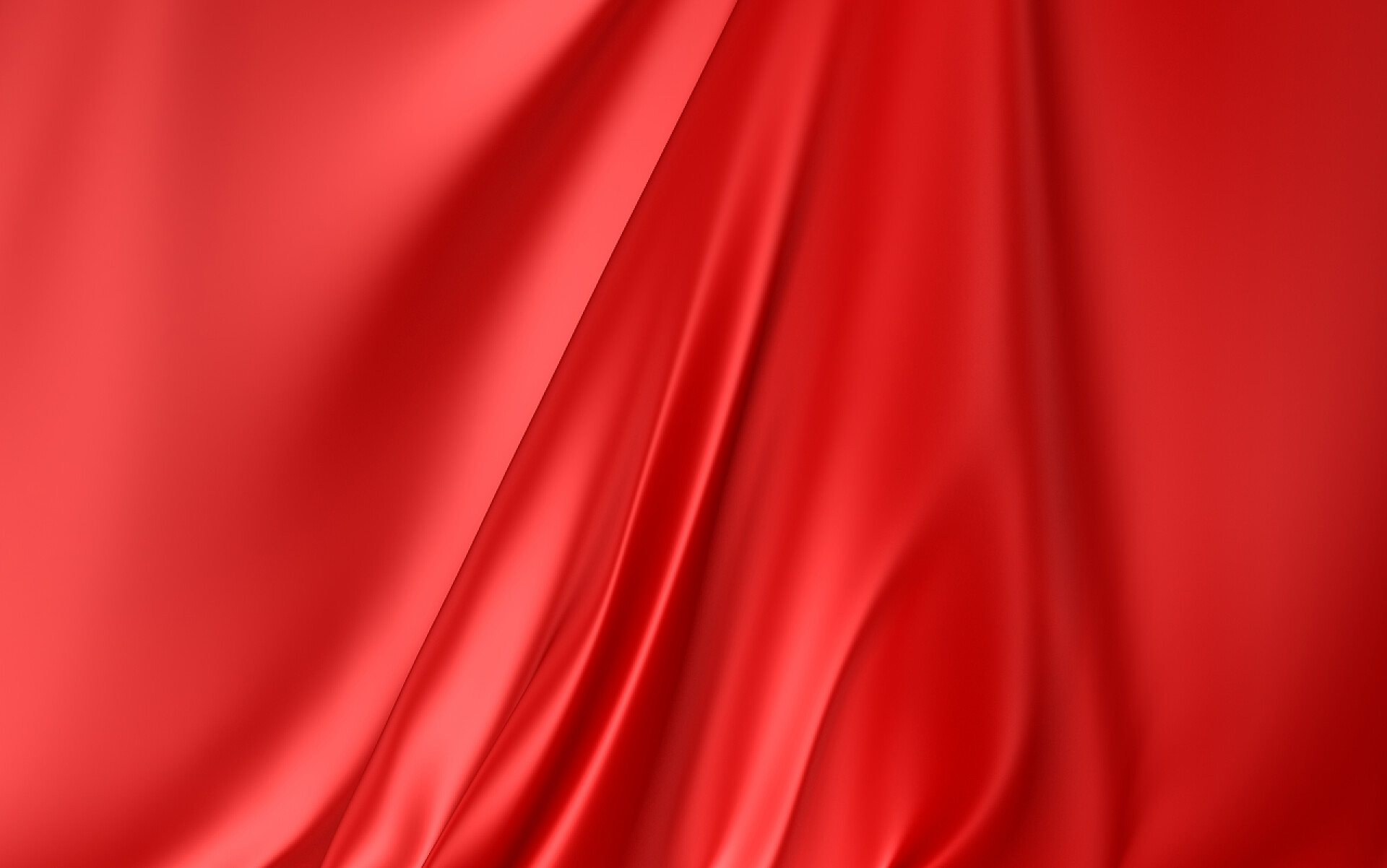 红色丝绸的背景红布