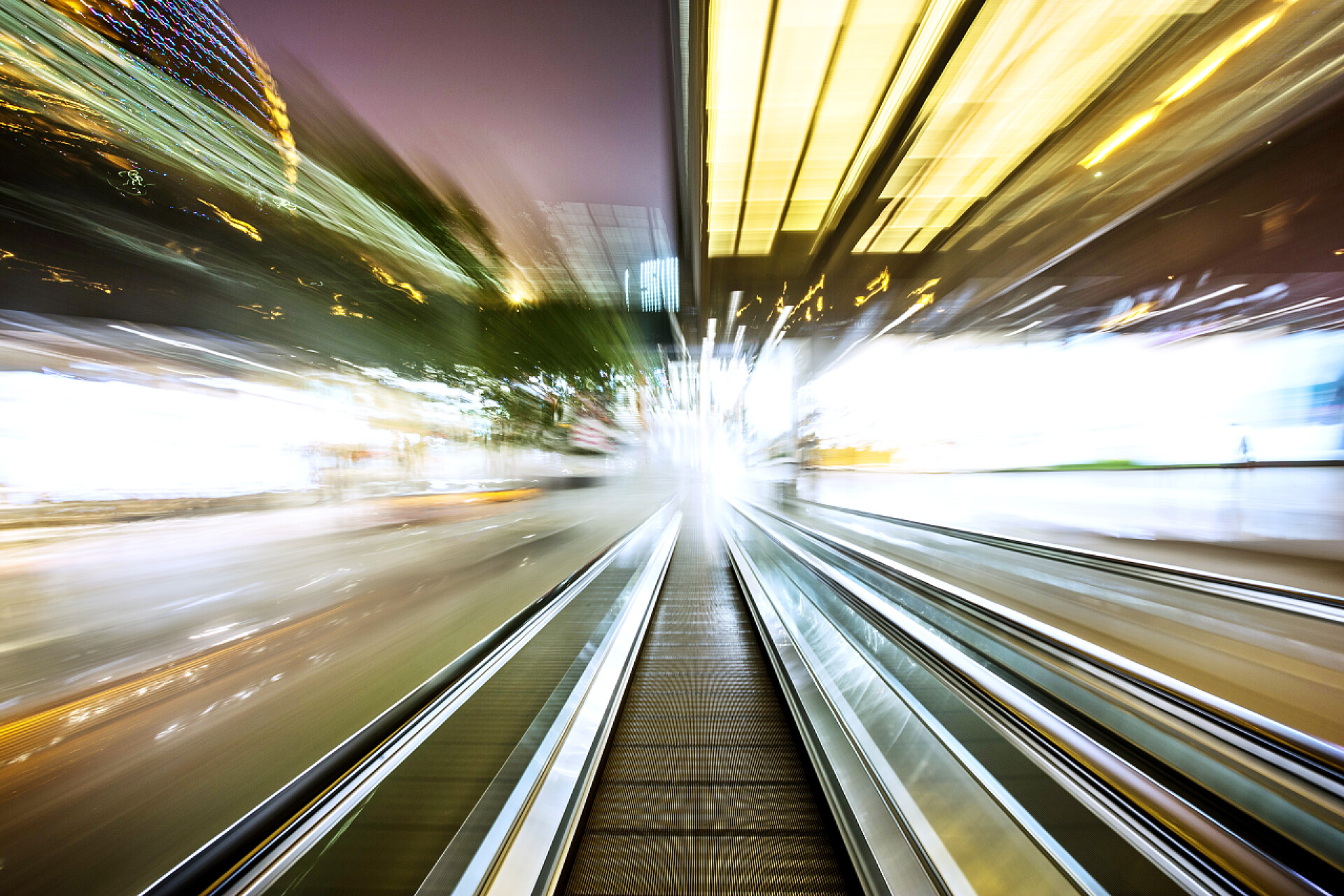 现代科技自动电梯自动人行道人行道