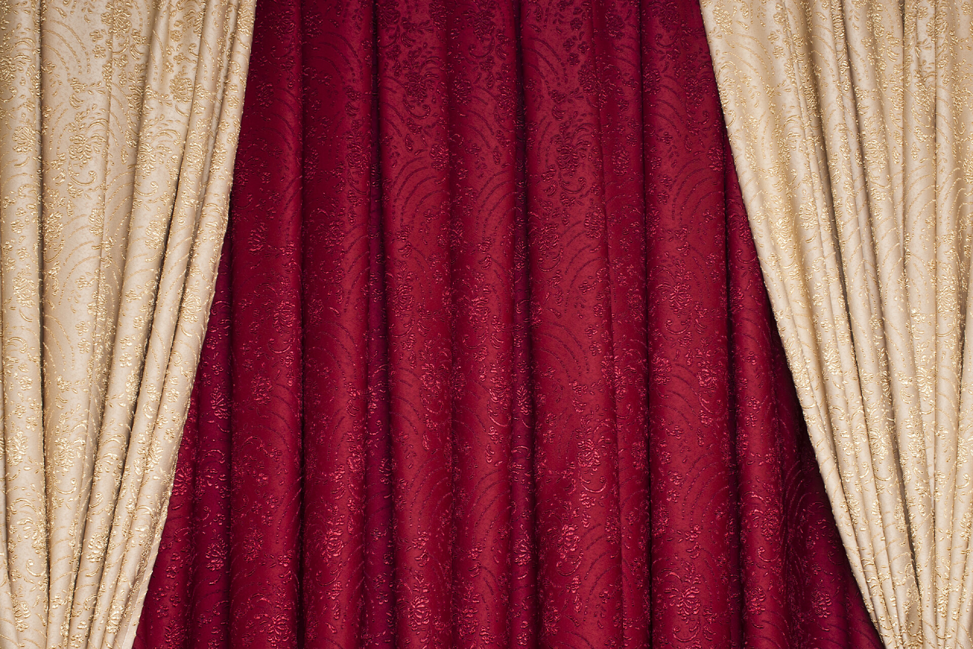 红色帷幕背景红幕