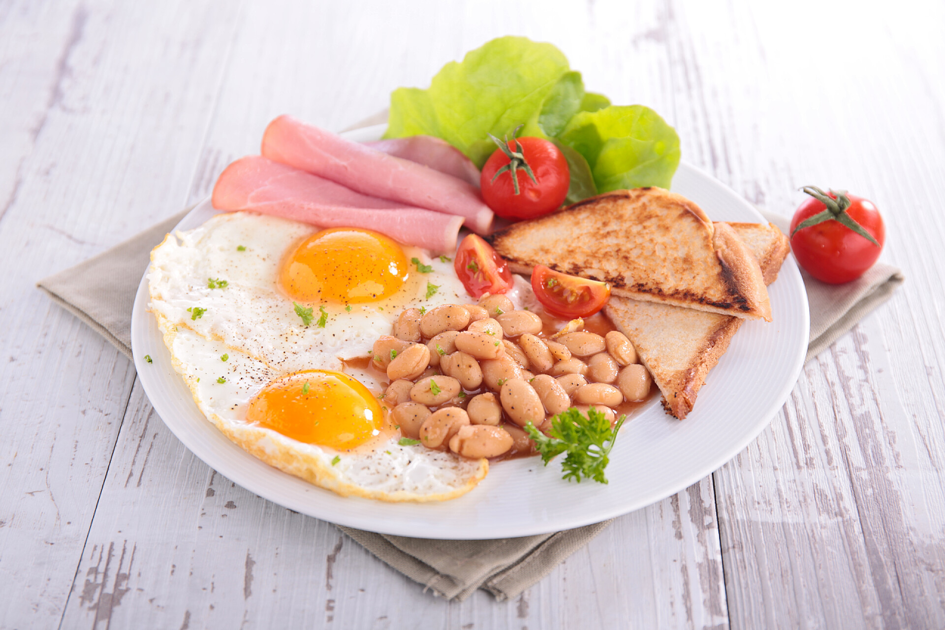 美味的英式早餐美味的英式早餐