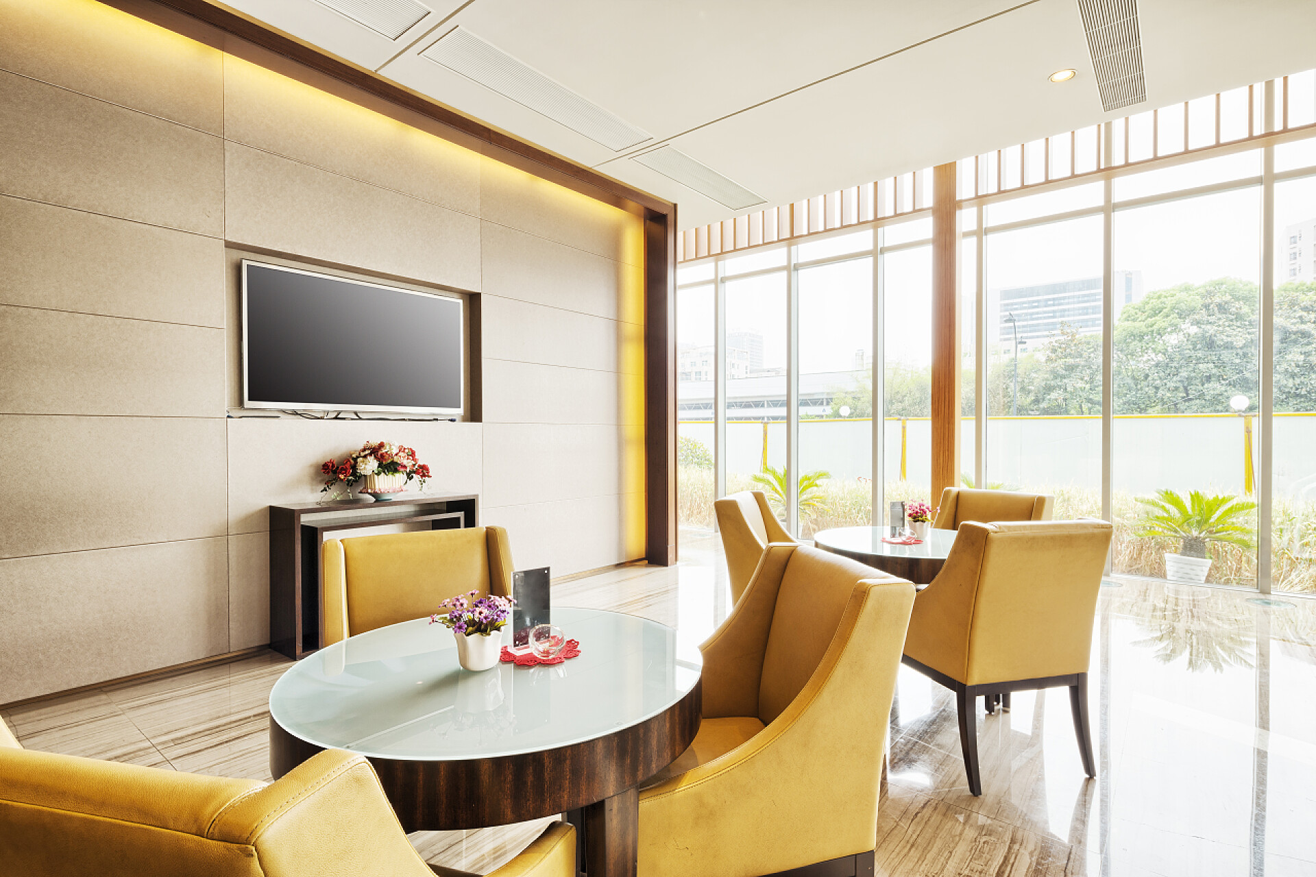 奢华的酒店大堂奢华的酒店大堂和家具