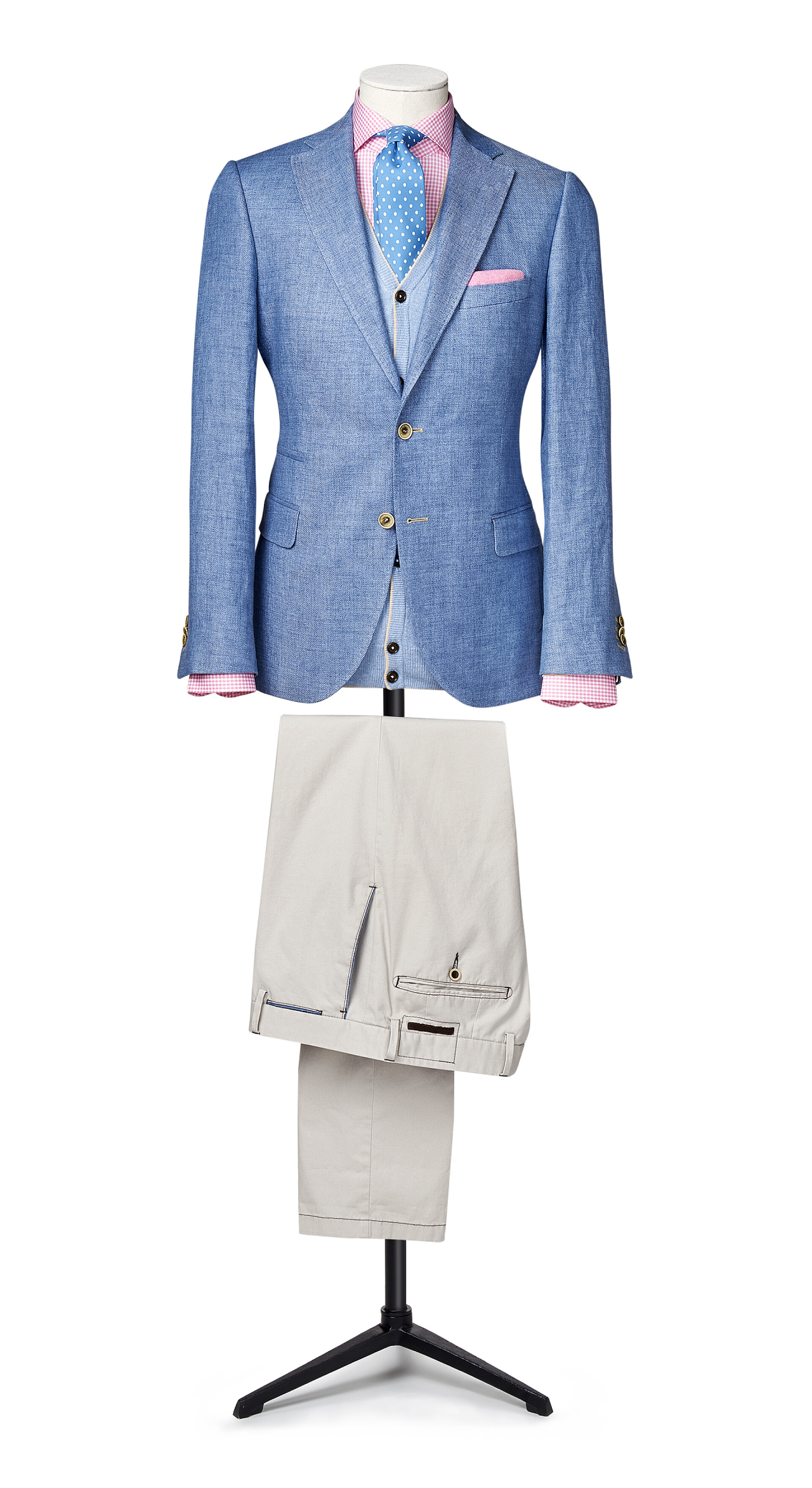 白色孤立上的男士西服男士西装白色带剪切路径上孤立