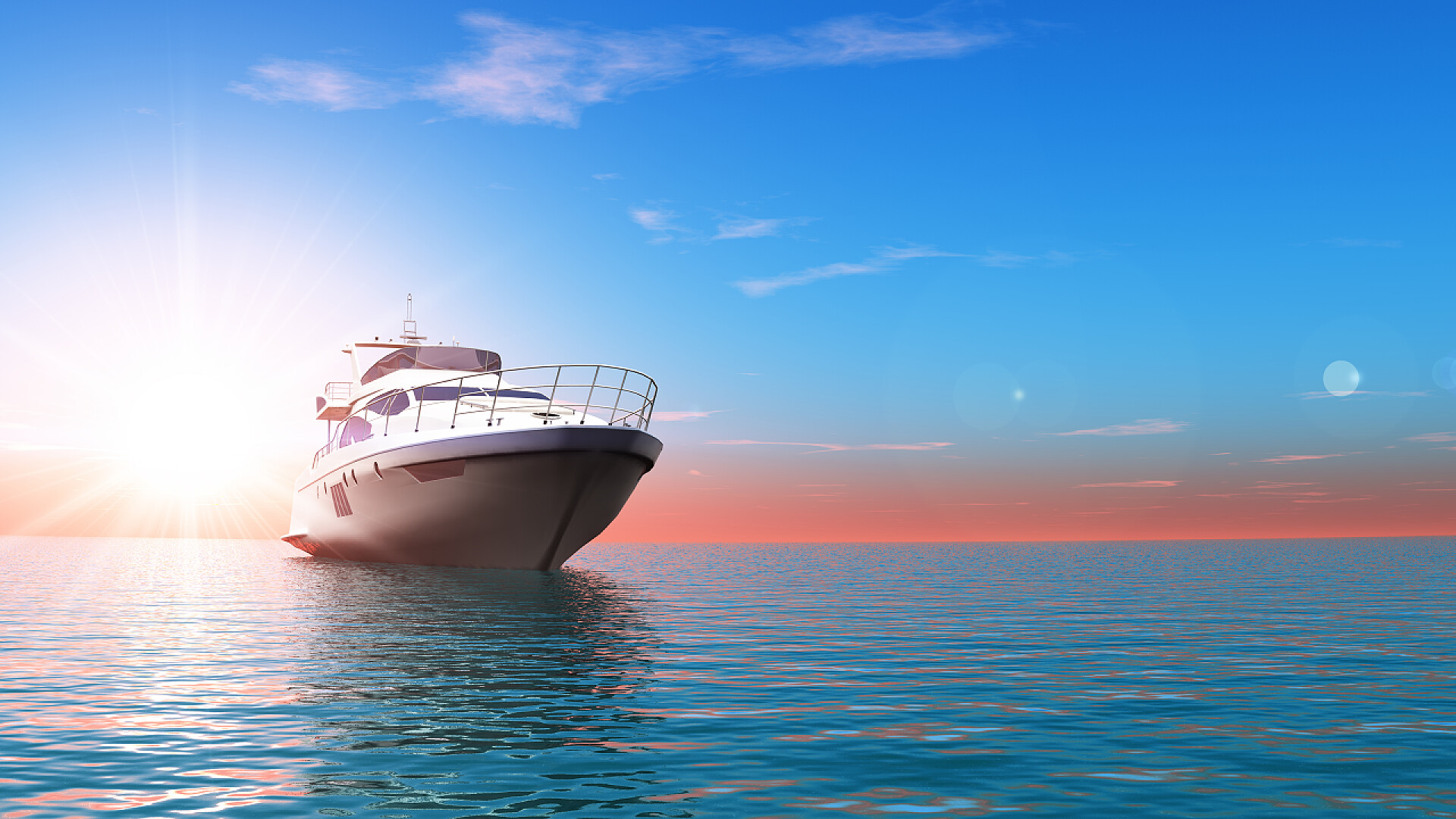 海洋上一艘巡洋舰巡洋舰