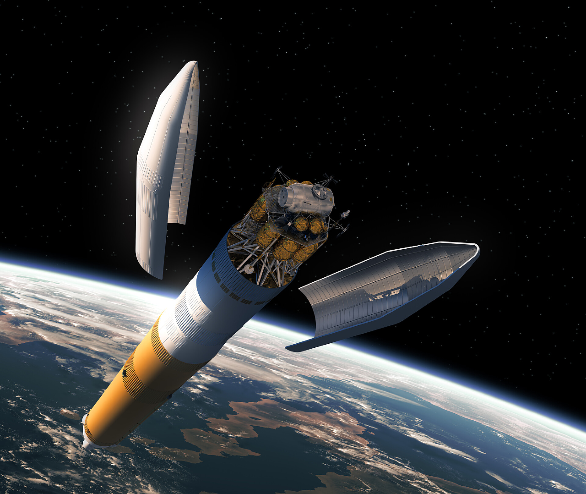 发射卫星的空间站发射的行星际空间站