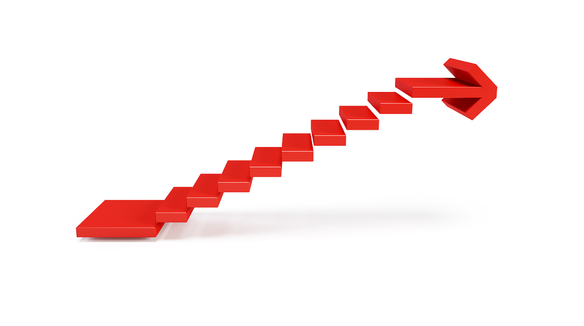 上一条向上的红色楼梯楼梯向上走