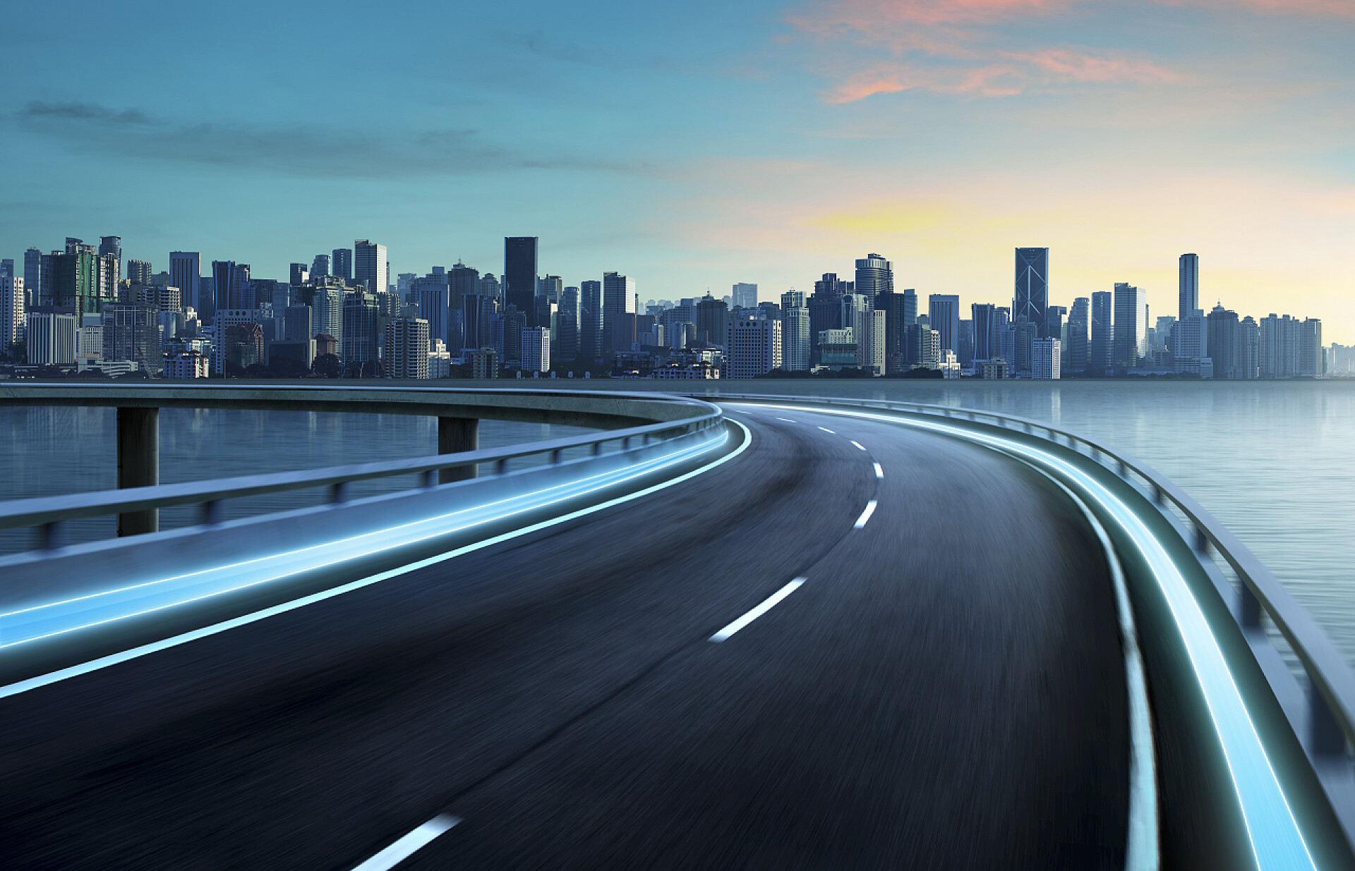 城市中的立交桥全景图针对城市立交桥