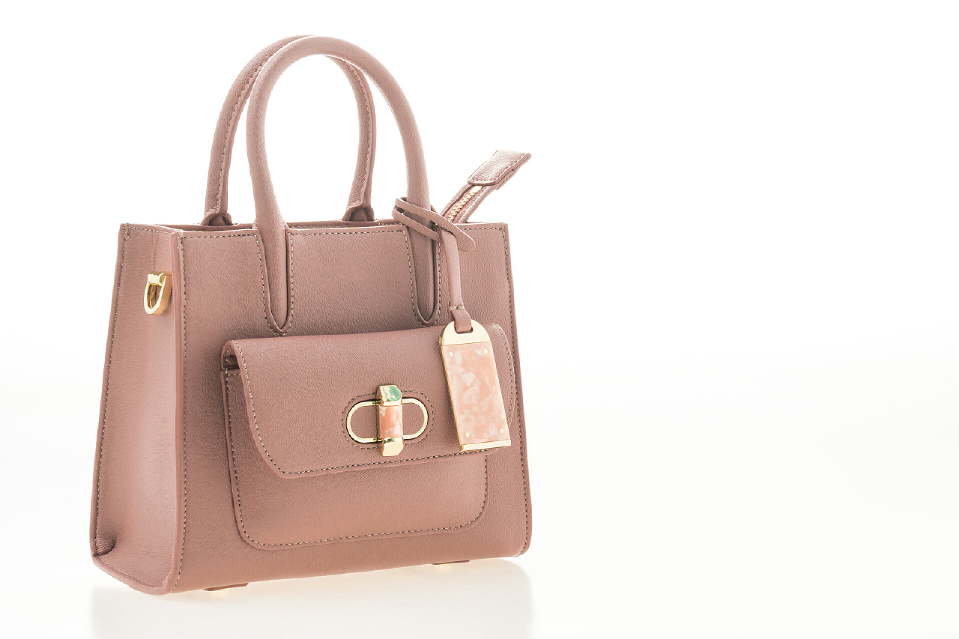 优雅的粉红女士手提包优雅粉红女士手提包