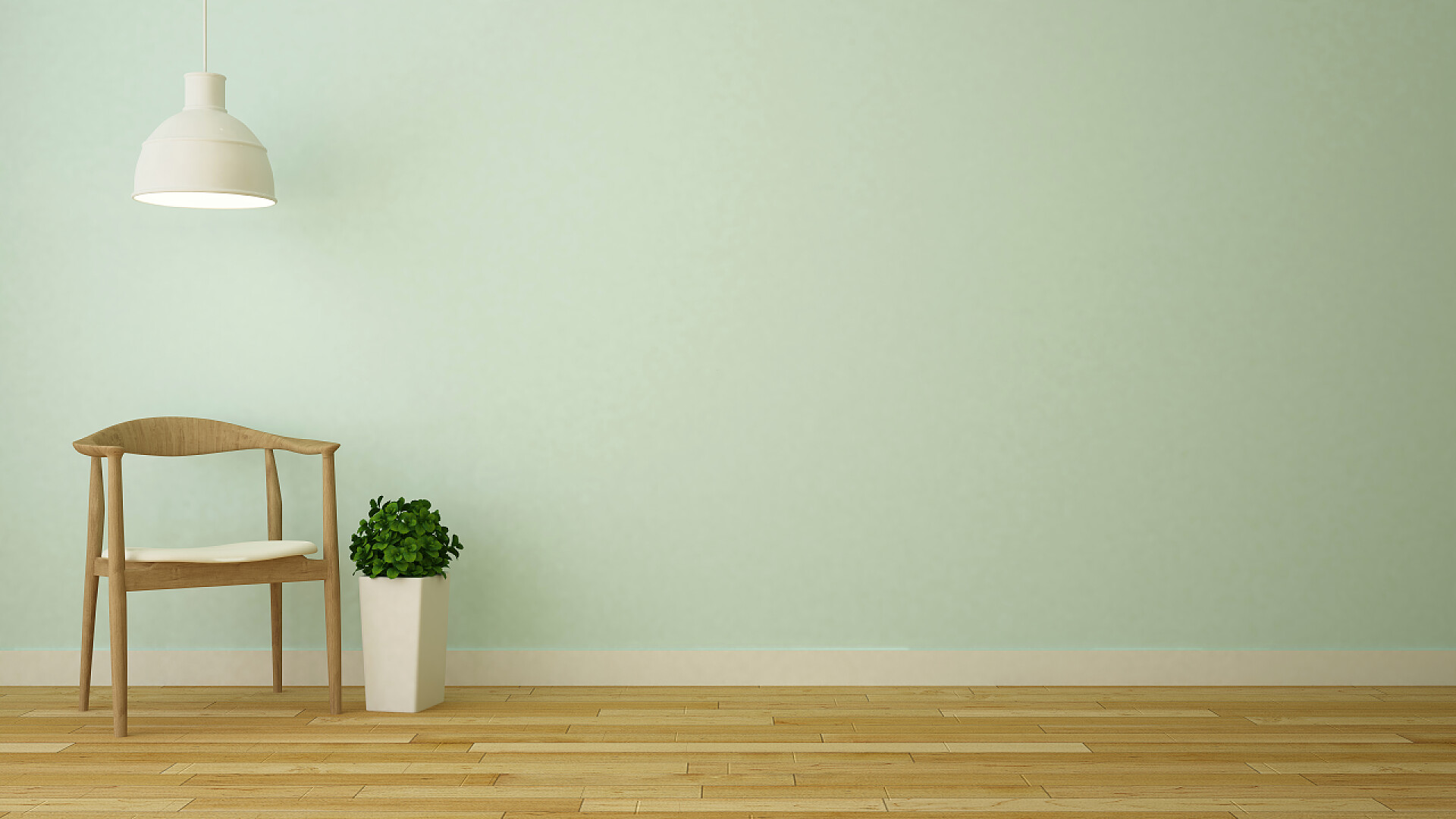 室内的椅子和吊灯