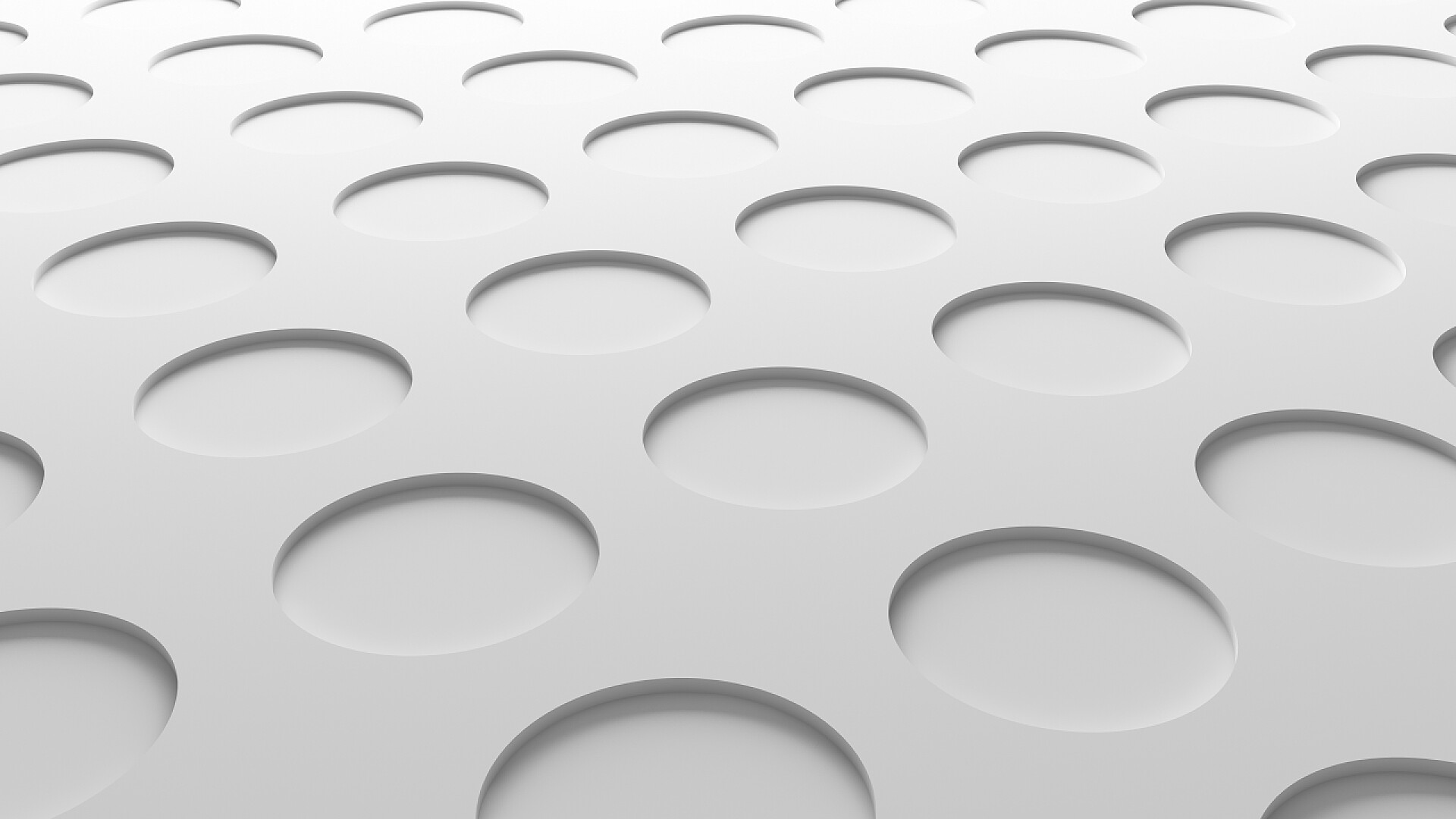 白色圆圈的地面白色圆圈纹理。抽象花纹地板背景。3d 插图.