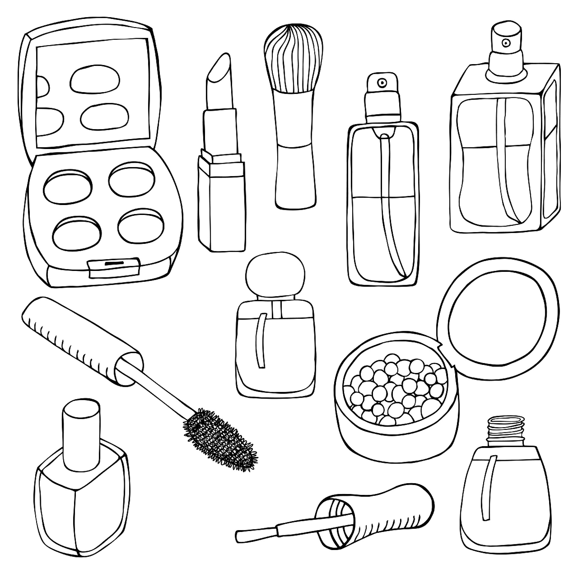 素描化妆品套装