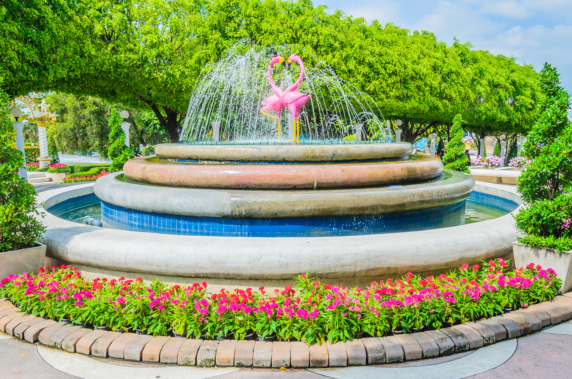 公园里的喷泉喷泉