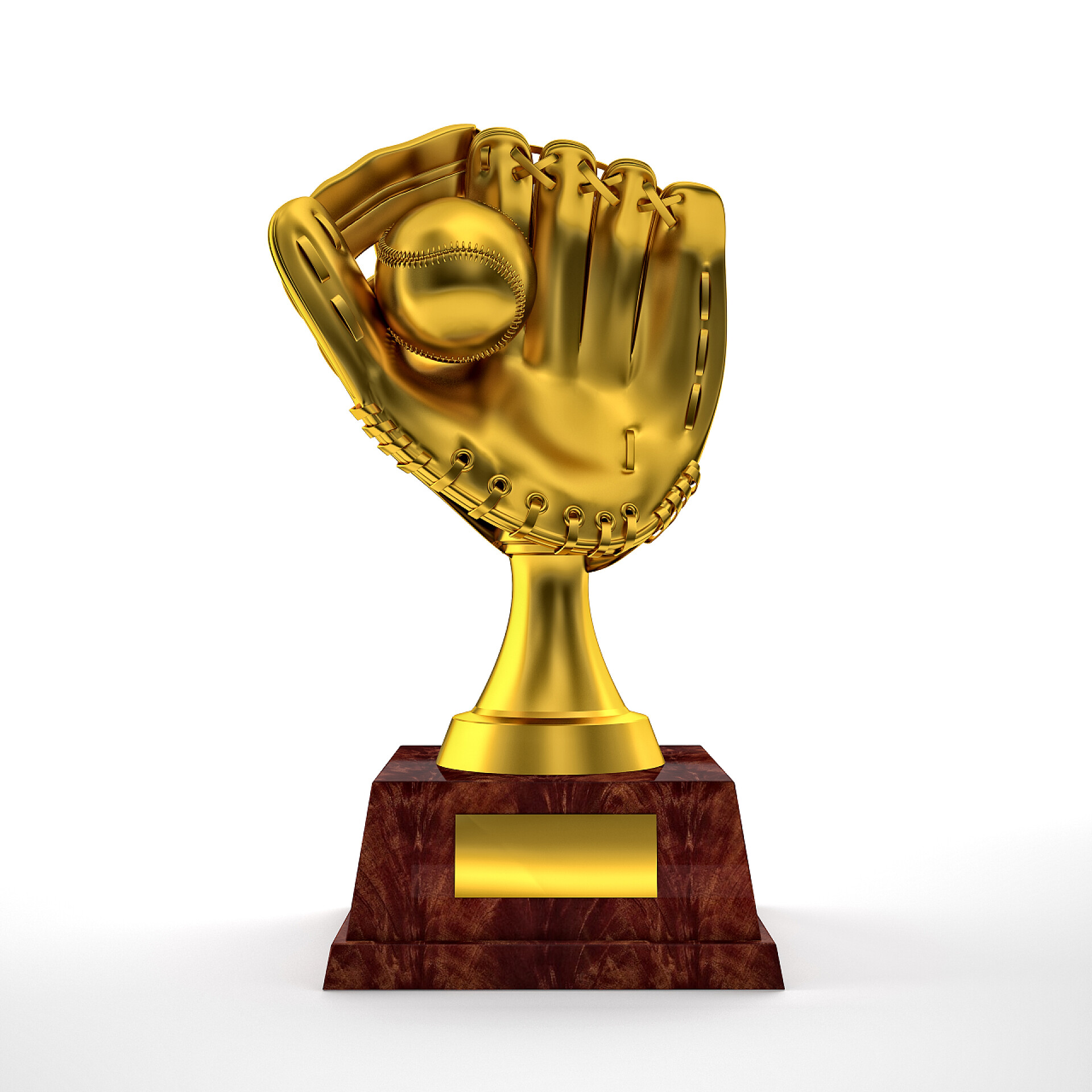 棒球奖杯手套奖杯