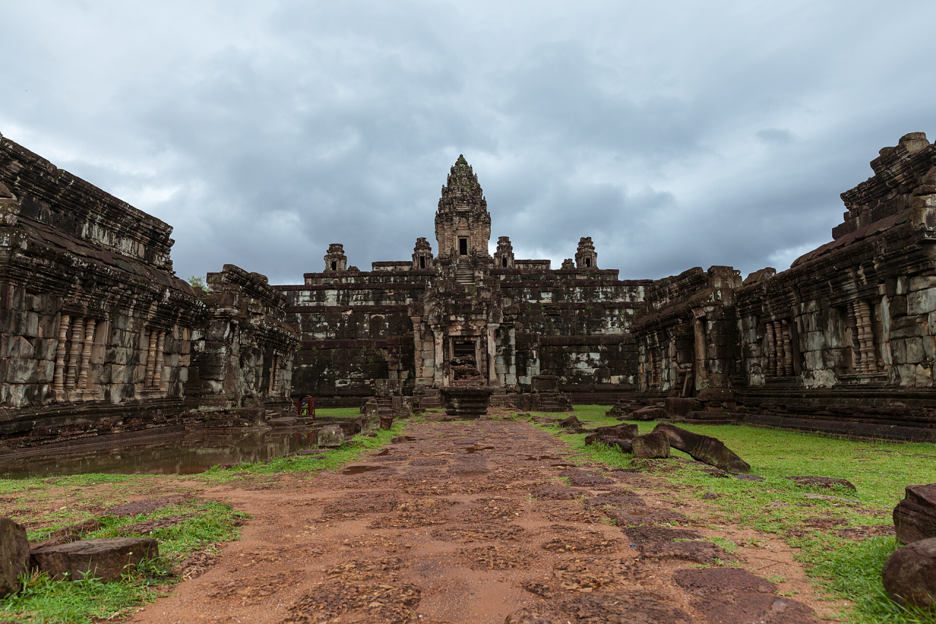巴孔寺遗址吴哥历史公园巴孔寺、 柬埔寨的废墟
