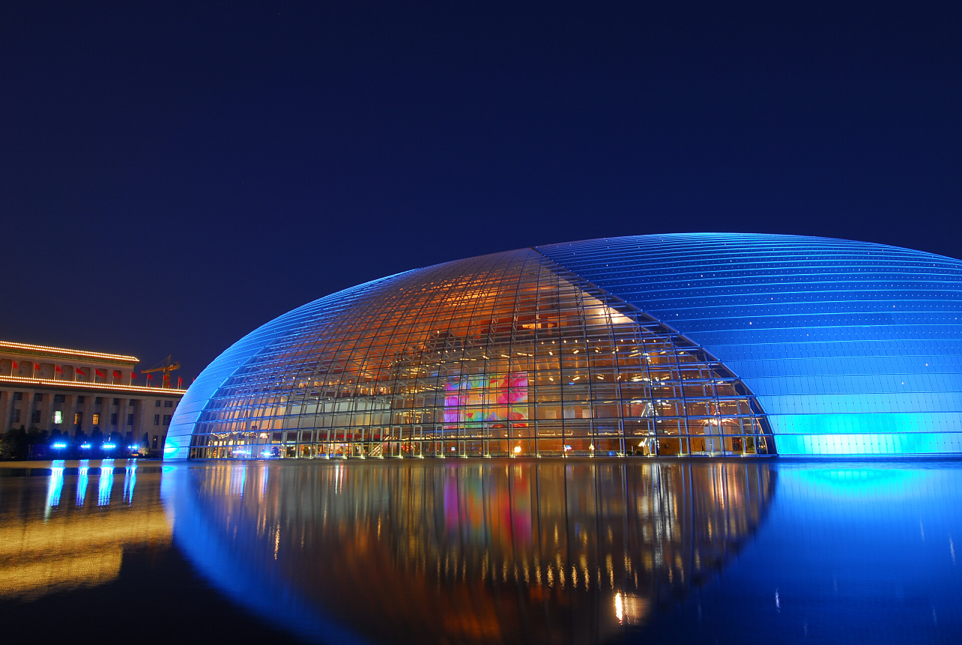 美丽的国家大剧院北京国家大剧院