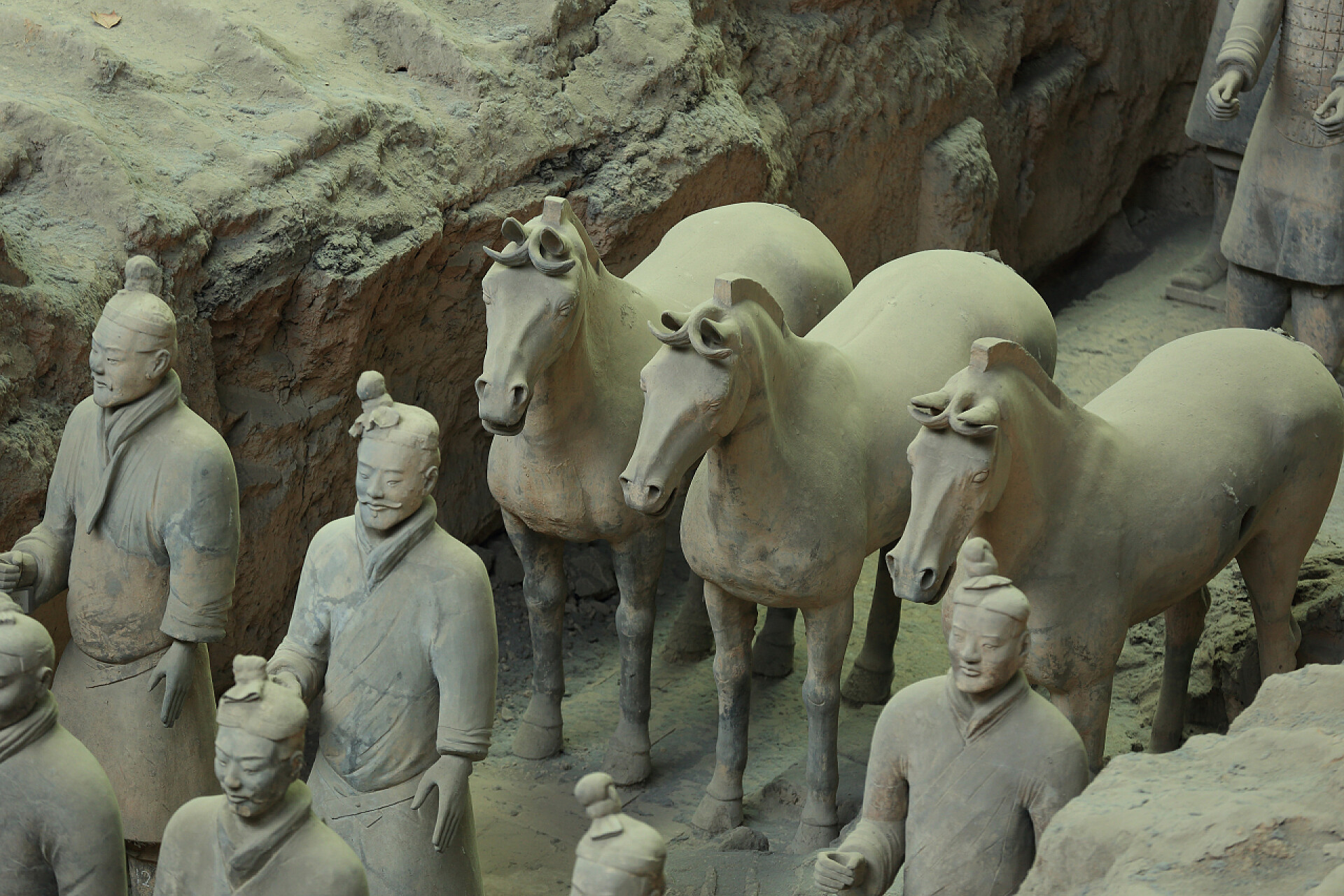 中国西安博物馆兵马俑兵马俑博物馆