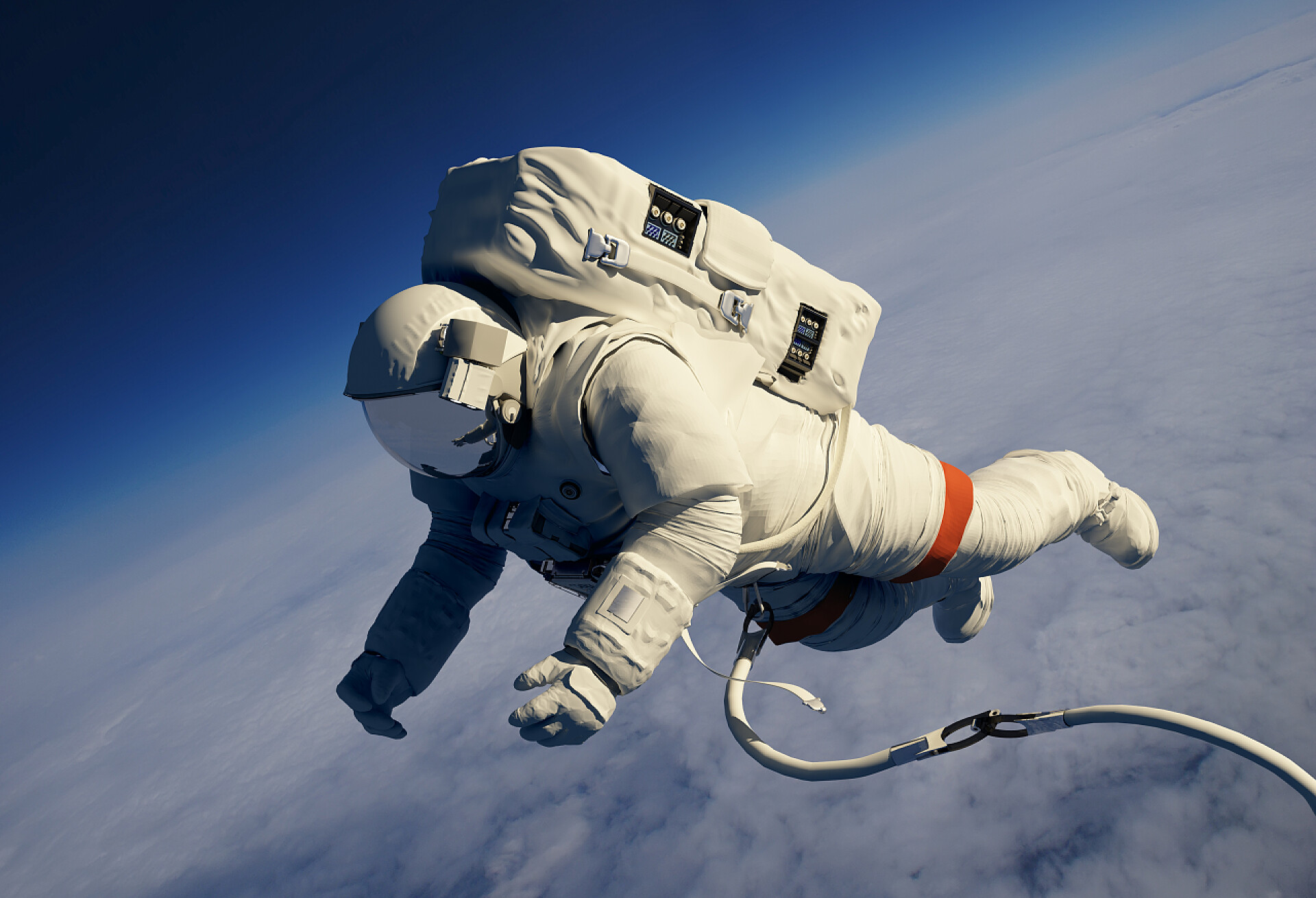 太空中的宇航员那位宇航员