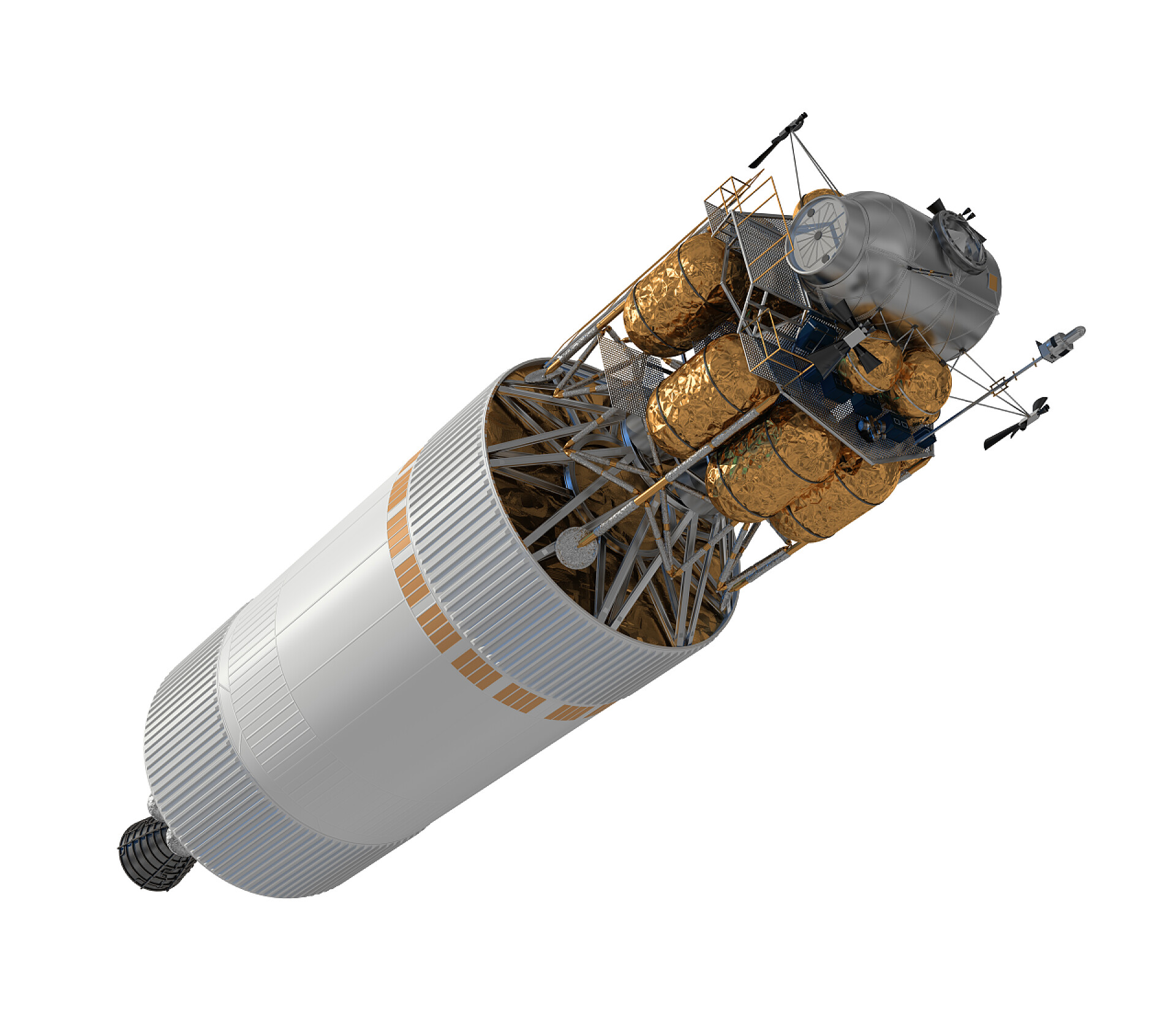 白色背景上的探索车白色背景下的乘员探索车