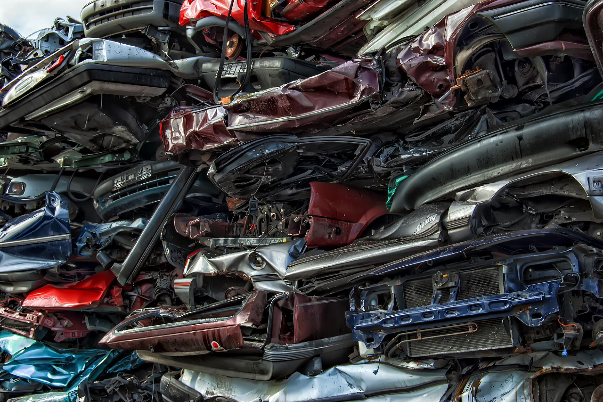 刮板上的旧金属刮板上的旧金属