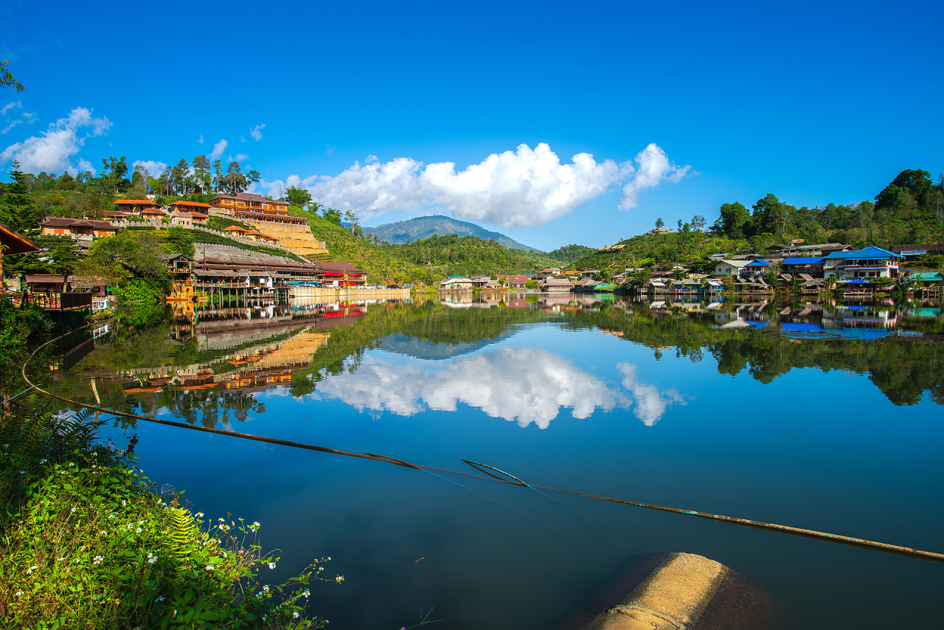 中国村庄班拉克泰禁止 rak 泰国