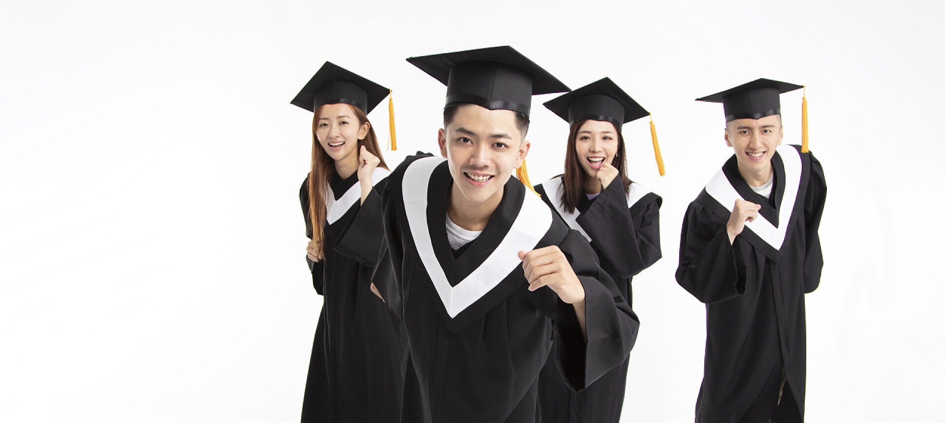 毕业季人物大学毕业季毕业季人像即将毕业的学生合影留念学生跑步和庆祝毕业组