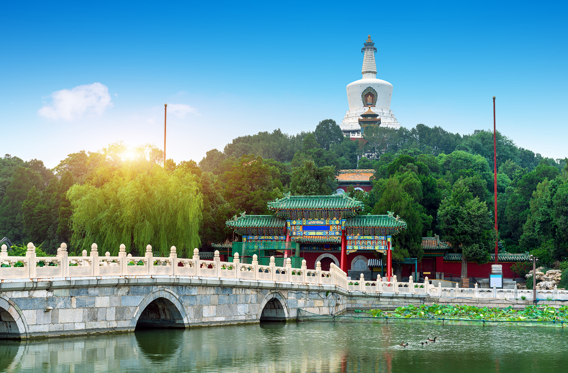 北京皇家公园北京北海公园