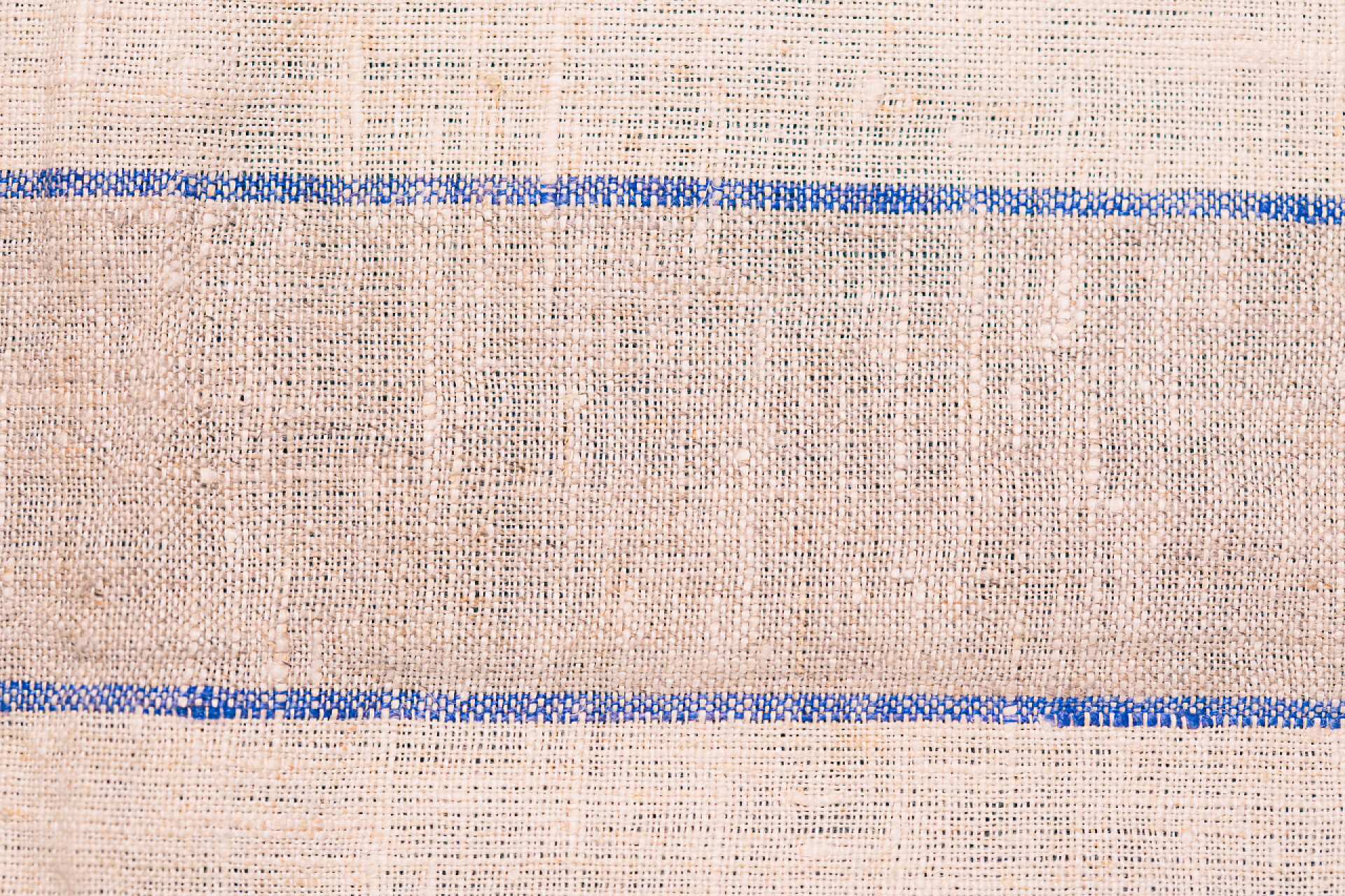 亚麻布展示图亚麻布,带蓝色条纹帆布,背景