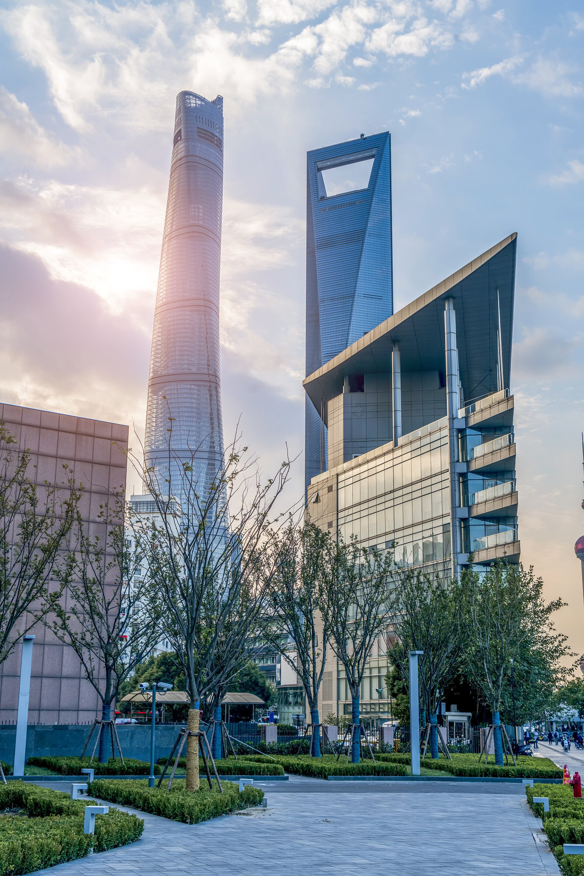 石化市陆家嘴金融区摩天大楼景观石化市陆家嘴金融区摩天大楼景观