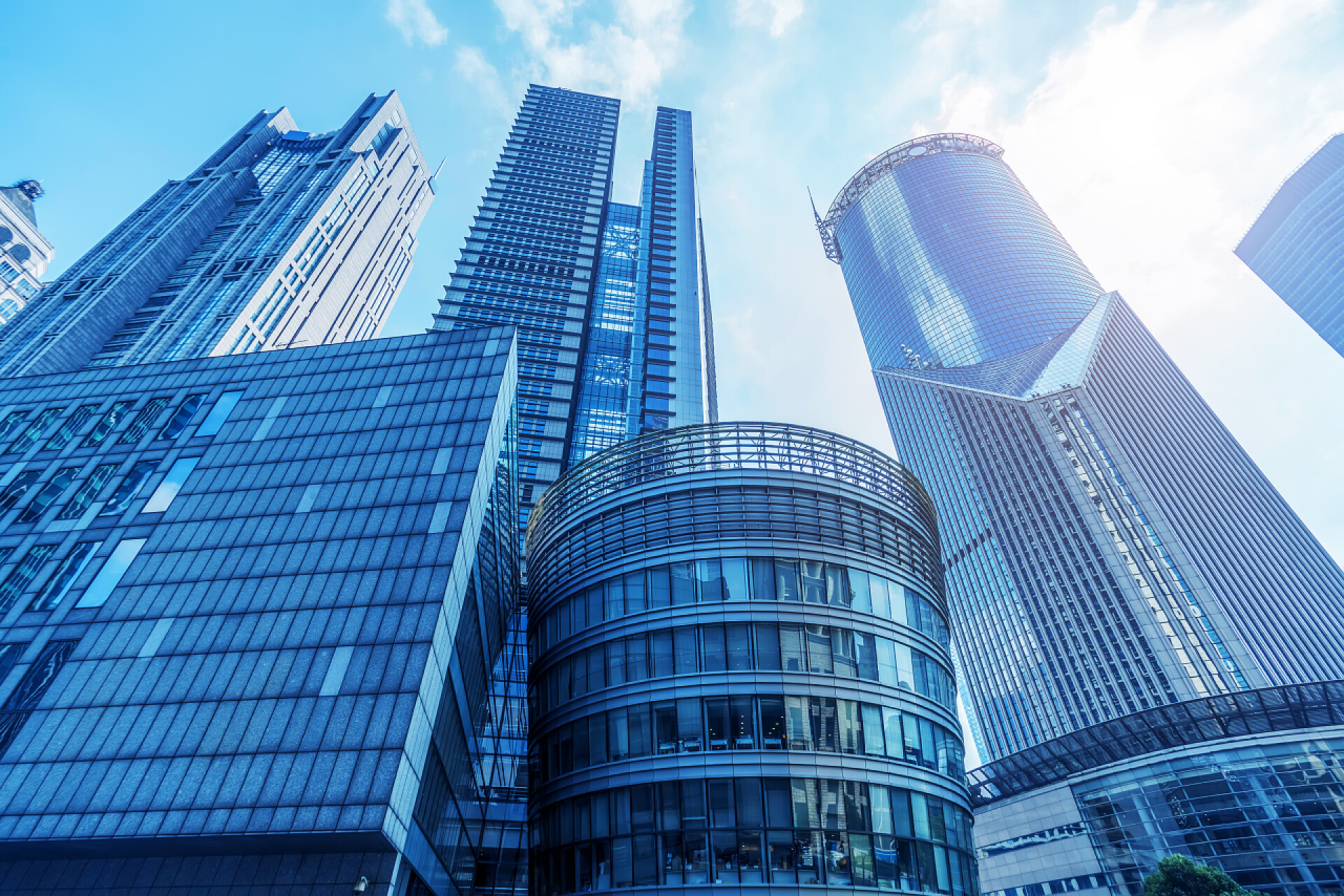 石化市陆家嘴金融区摩天大楼景观石化市陆家嘴金融区摩天大楼景观