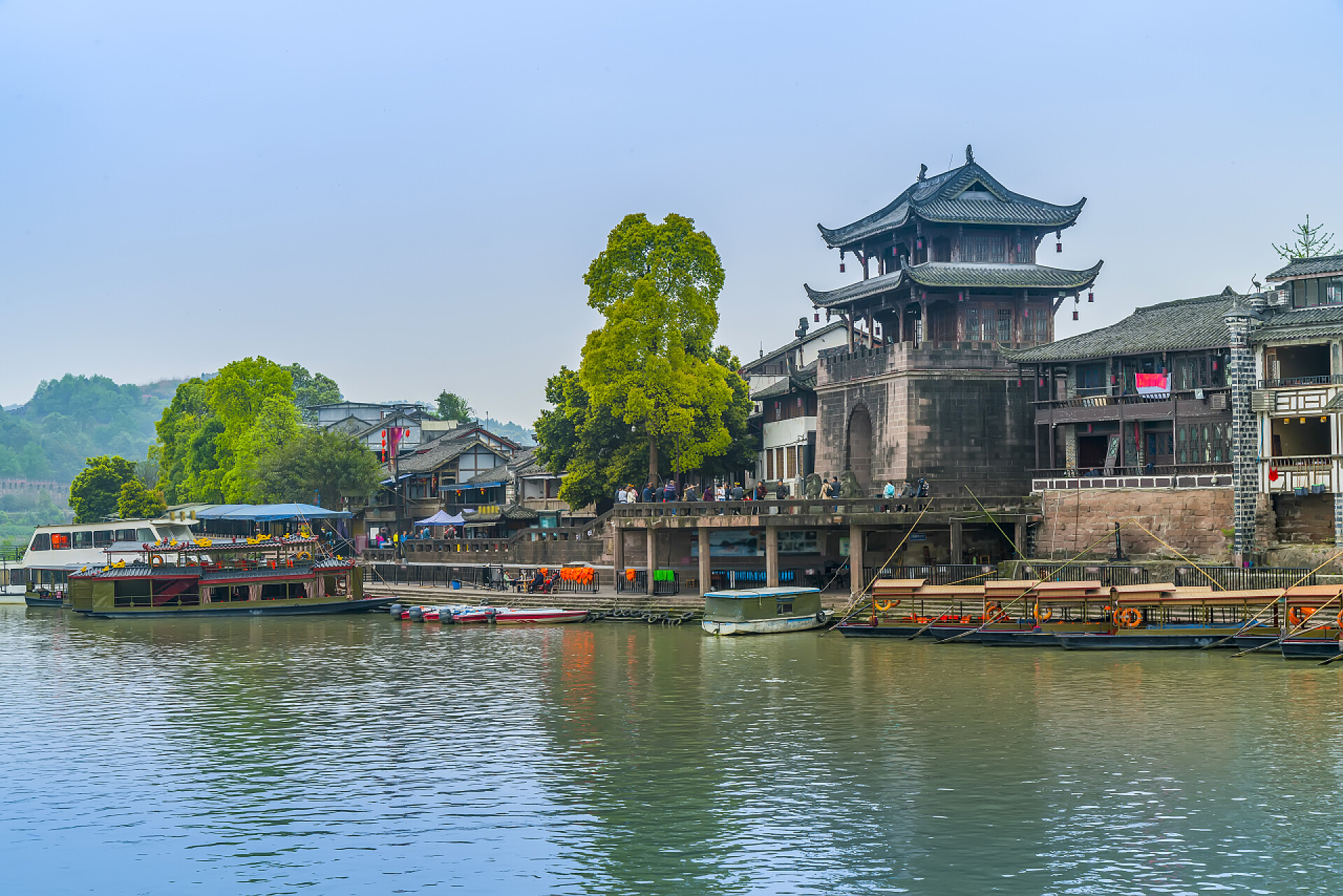 四川黄龙谷古城码头四川黄龙谷古城码头