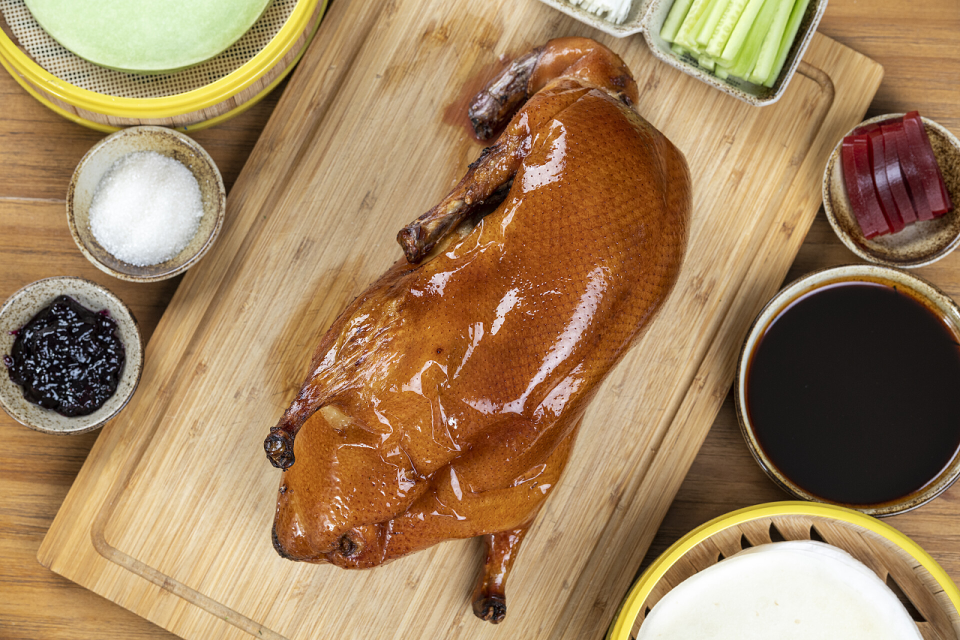 一盘美味的北京烤鸭一盘美味的北京烤鸭