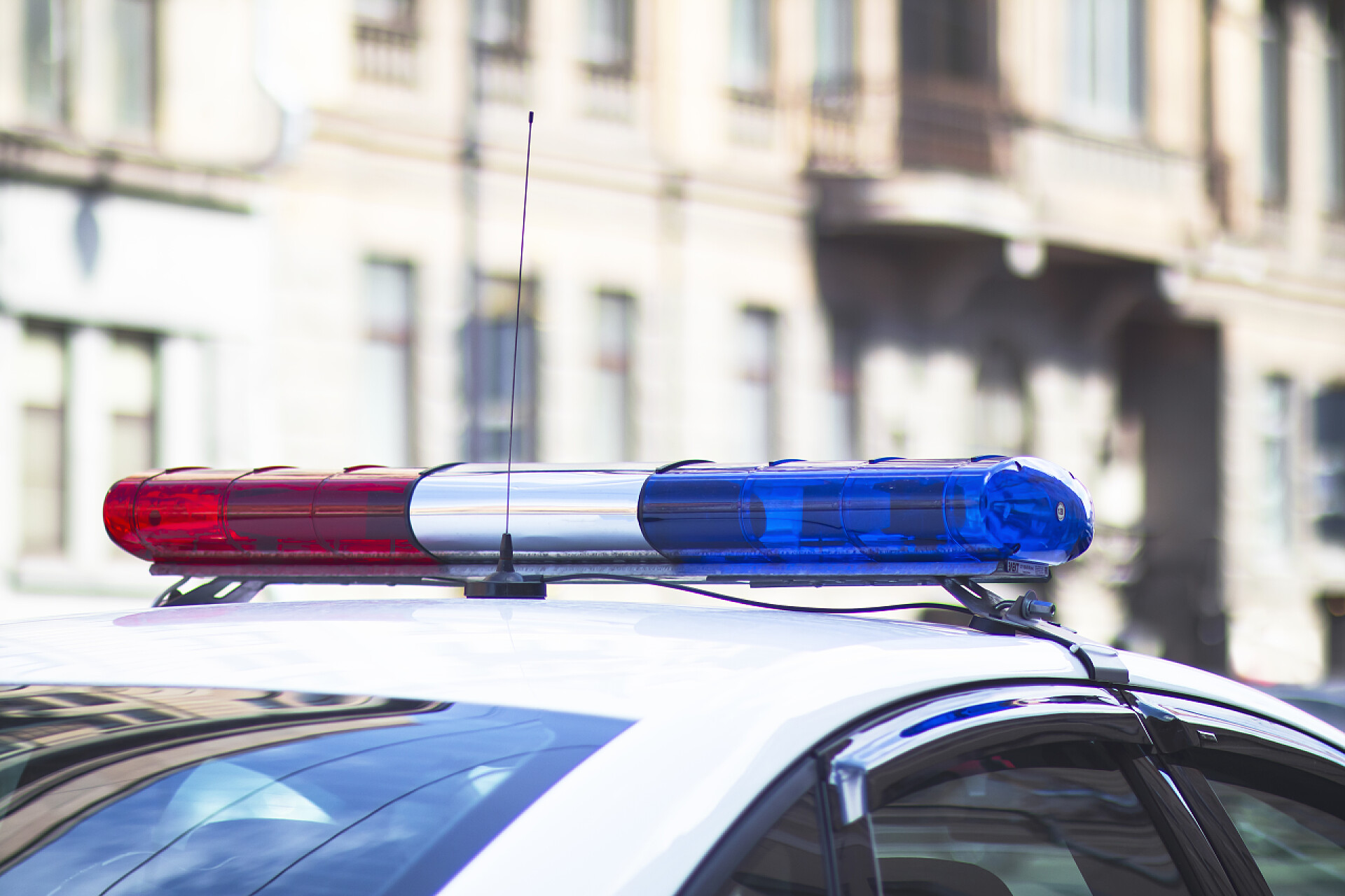 道路警察特写紧急信号灯道路警察特写紧急信号灯.