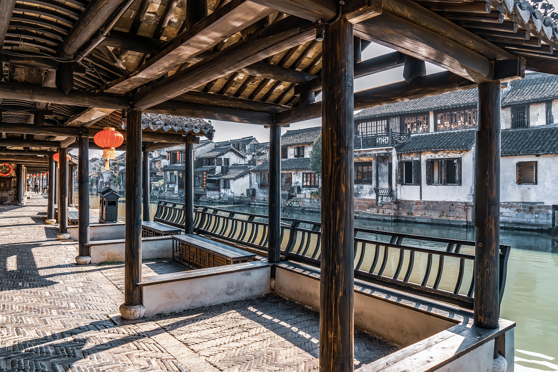 浙江西塘古镇古屋西塘古城古城民居河