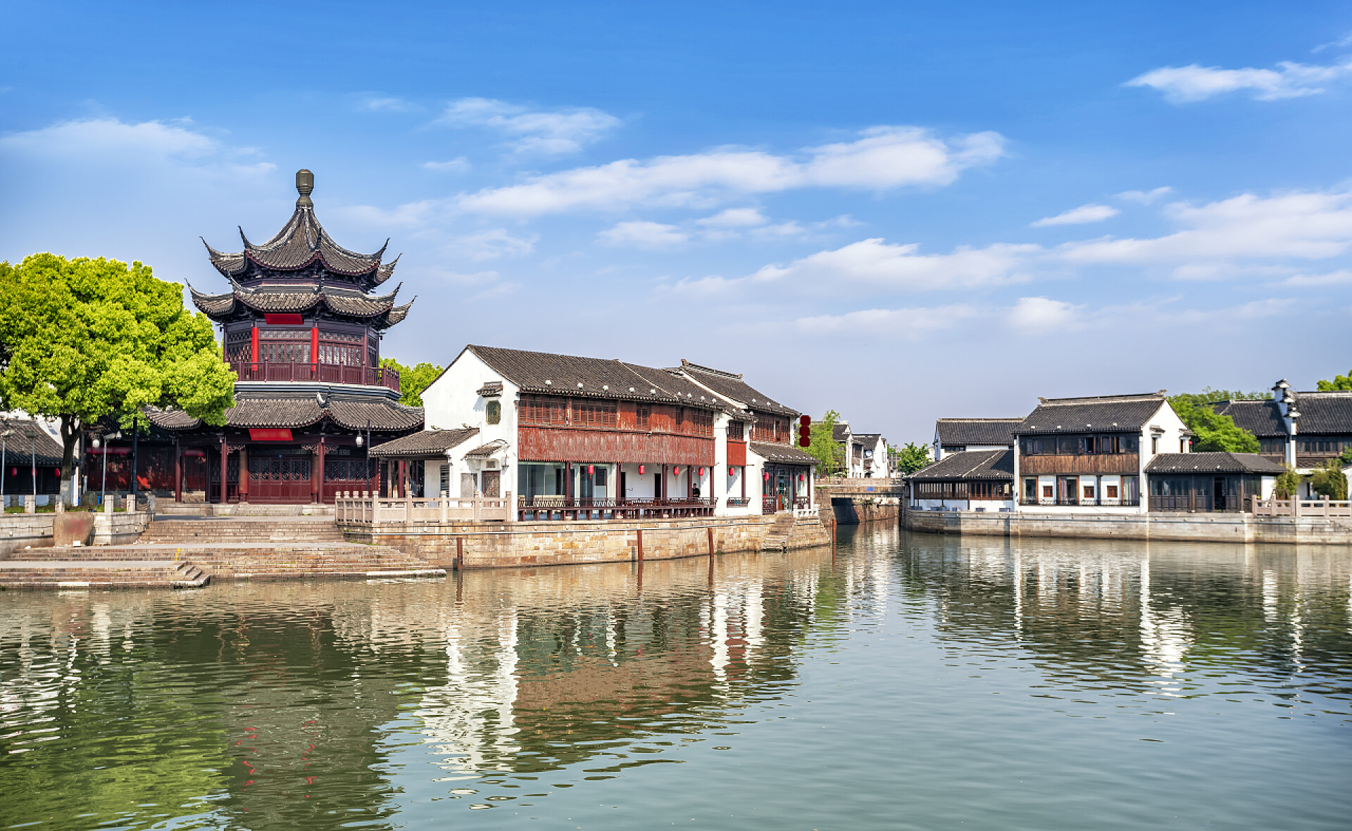 苏州商塘街古建筑苏州商塘街的古建筑和房屋