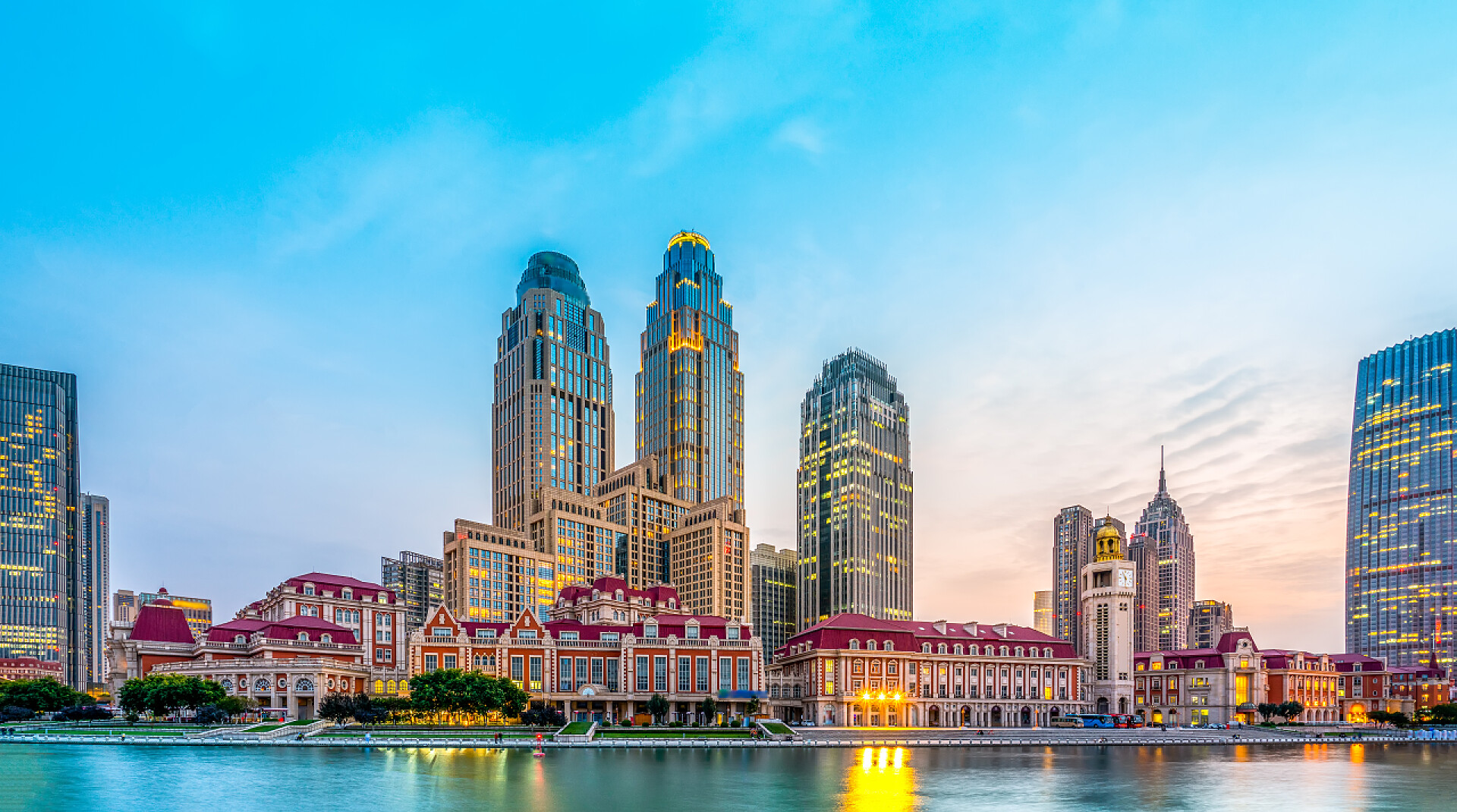 天津现代建筑景观天津现代建筑景观板