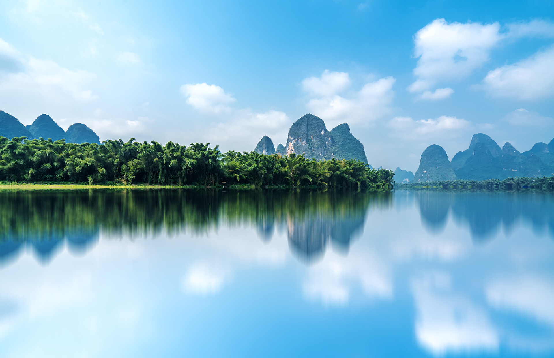 桂林自然景观图桂林美丽的风景与自然景观