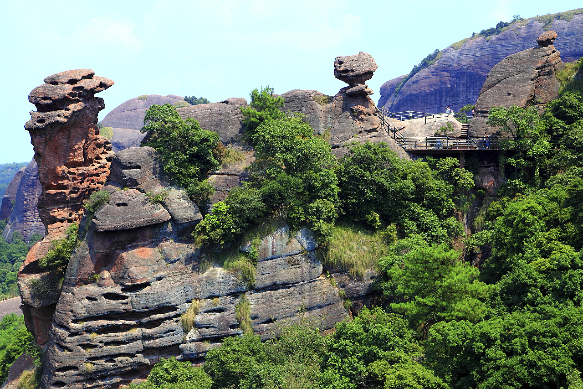 江西山区的石头景观江西山区景观