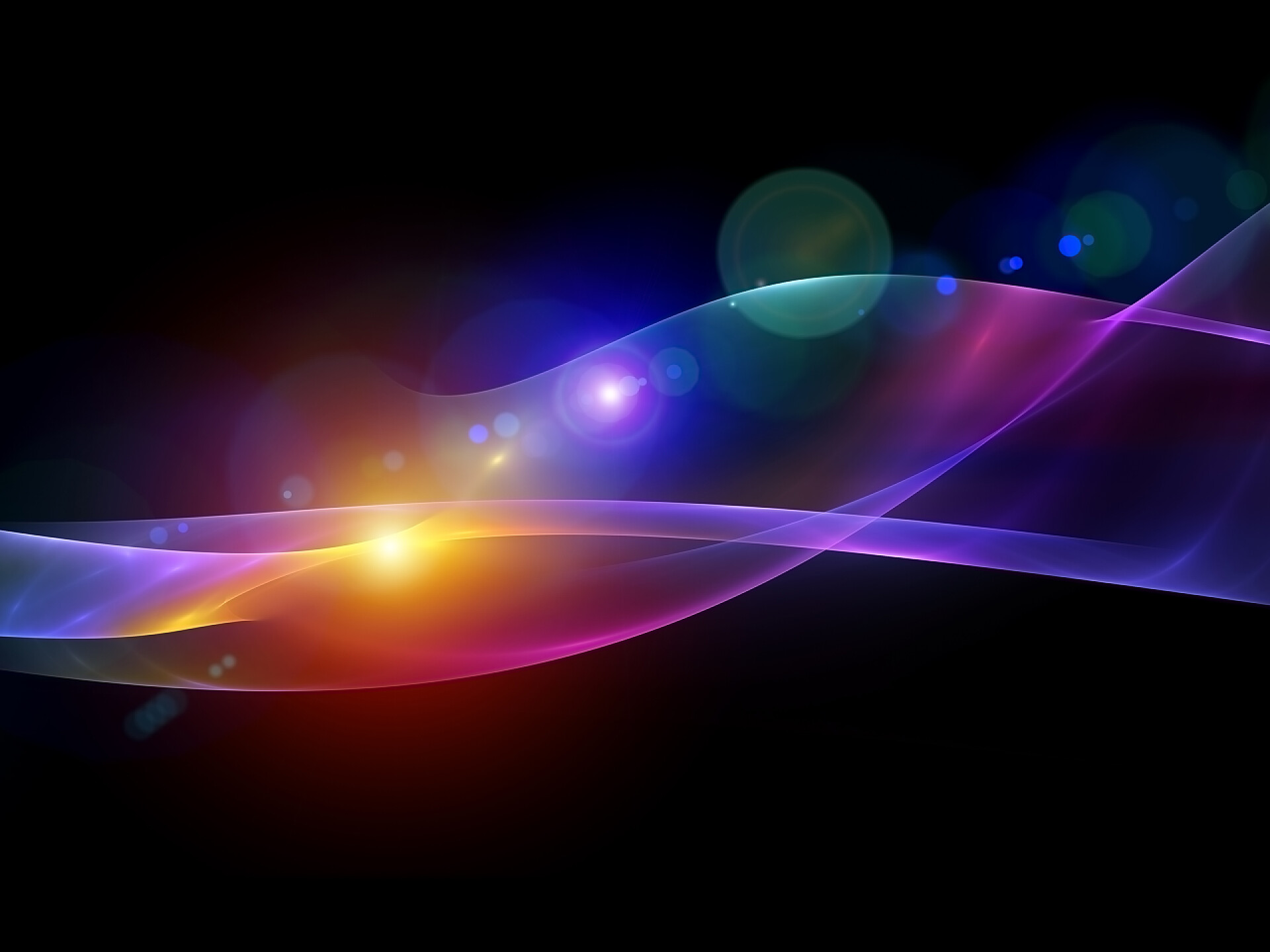 抽象形式的色彩和灯光抽象形式、色彩和灯光上现代技术、科学、能量和活力的主题之间的相互关系