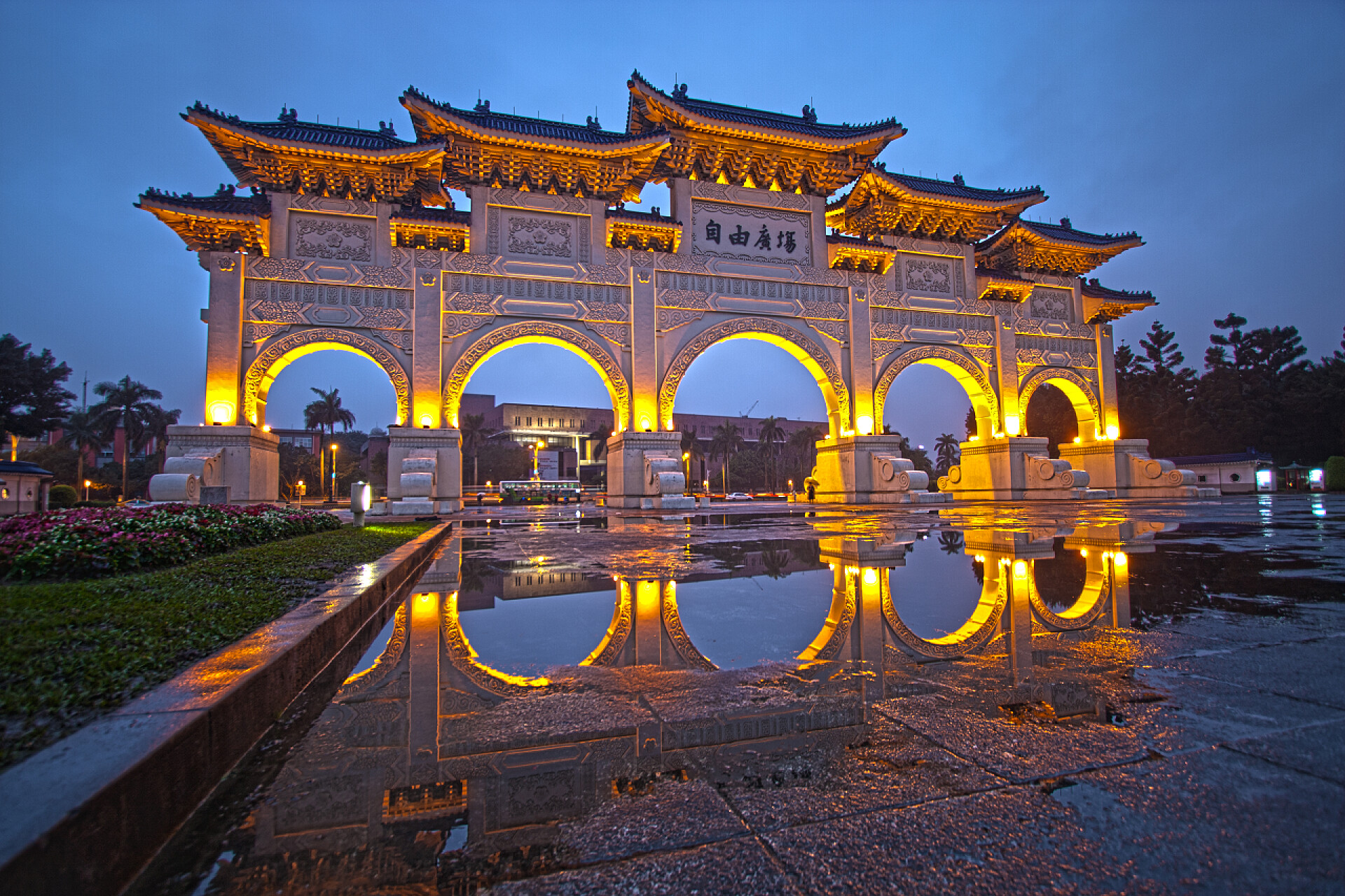 中正纪念堂牌坊景观建筑