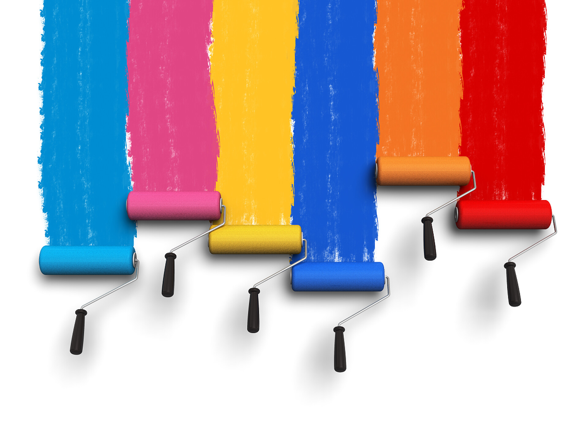 油漆颜色滚筒刷装修建材