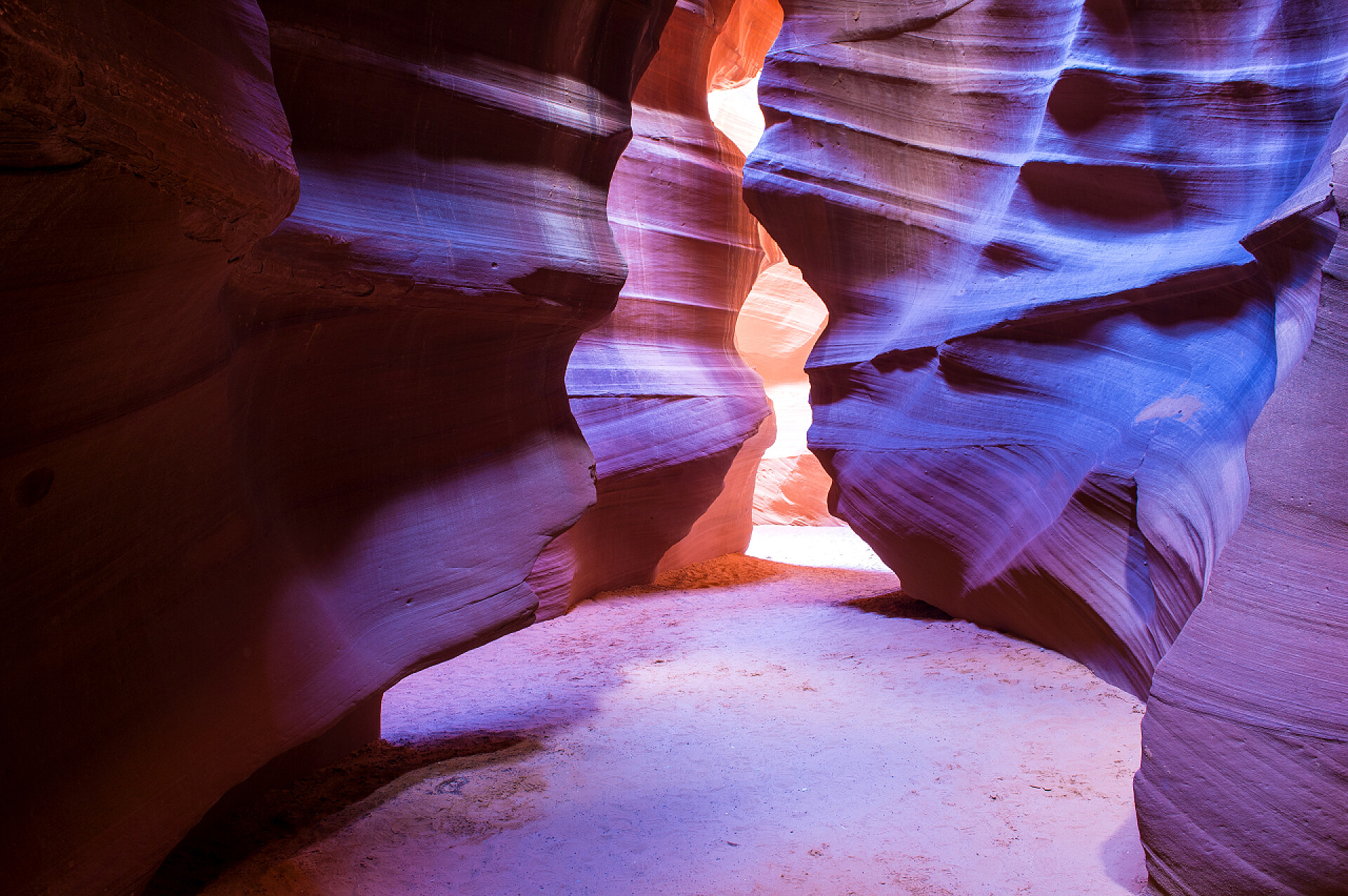 亚利桑那州下羚羊谷戈壁自然景观
