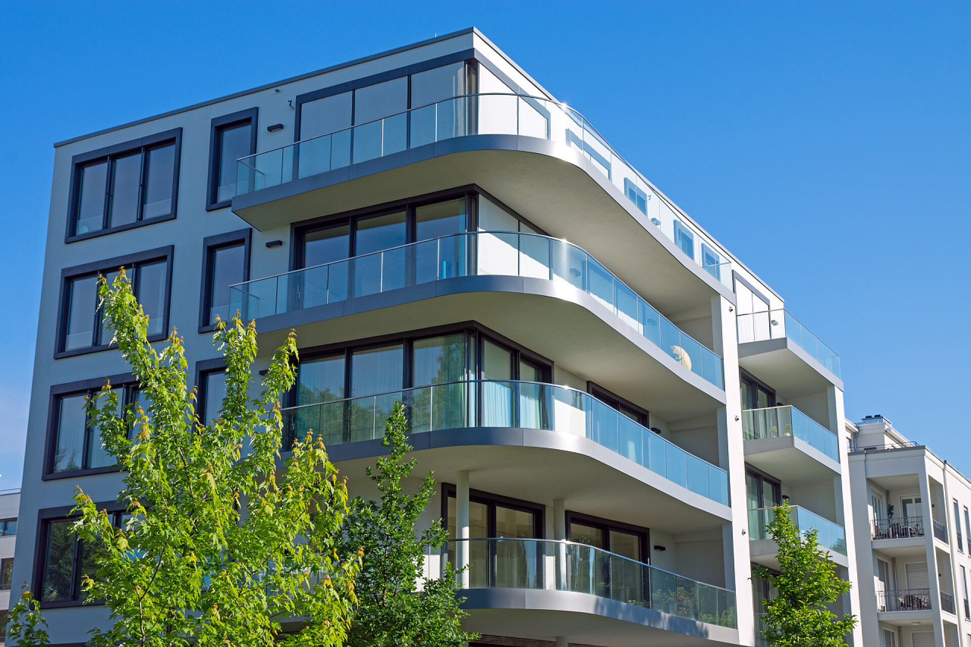 柏林豪华的现代化房屋建筑