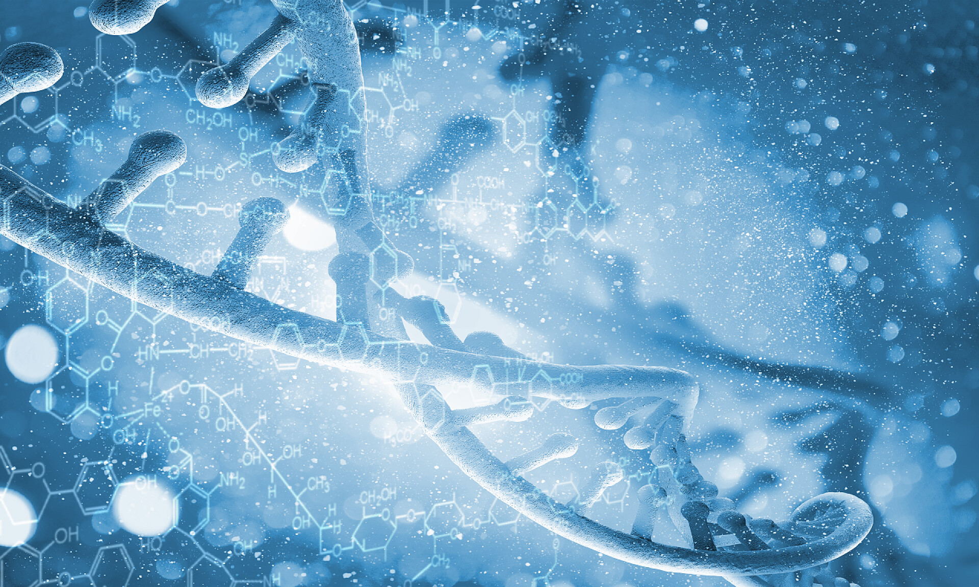 医疗健康DNA分子的背景图像