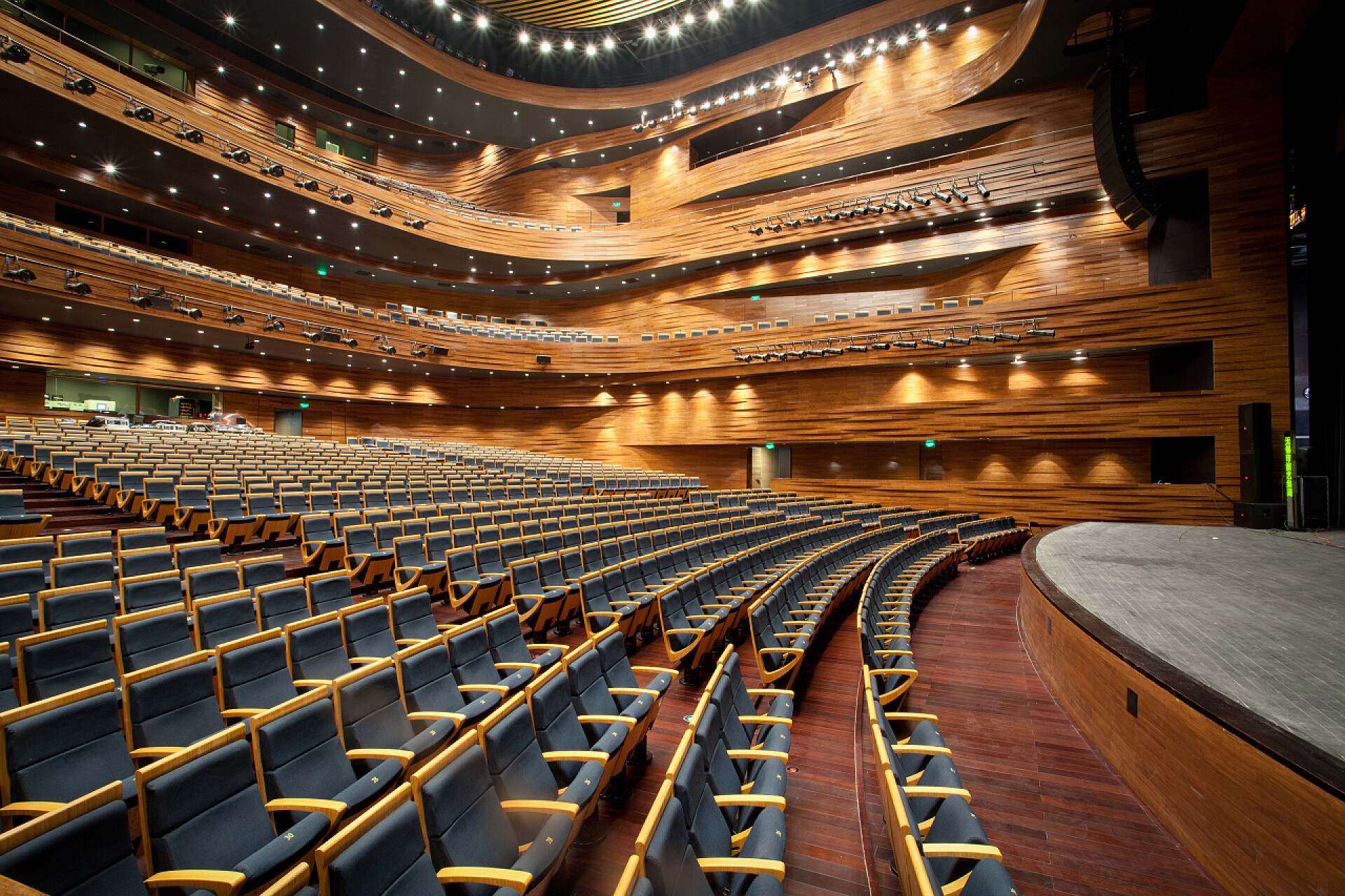剧院内部的观众席