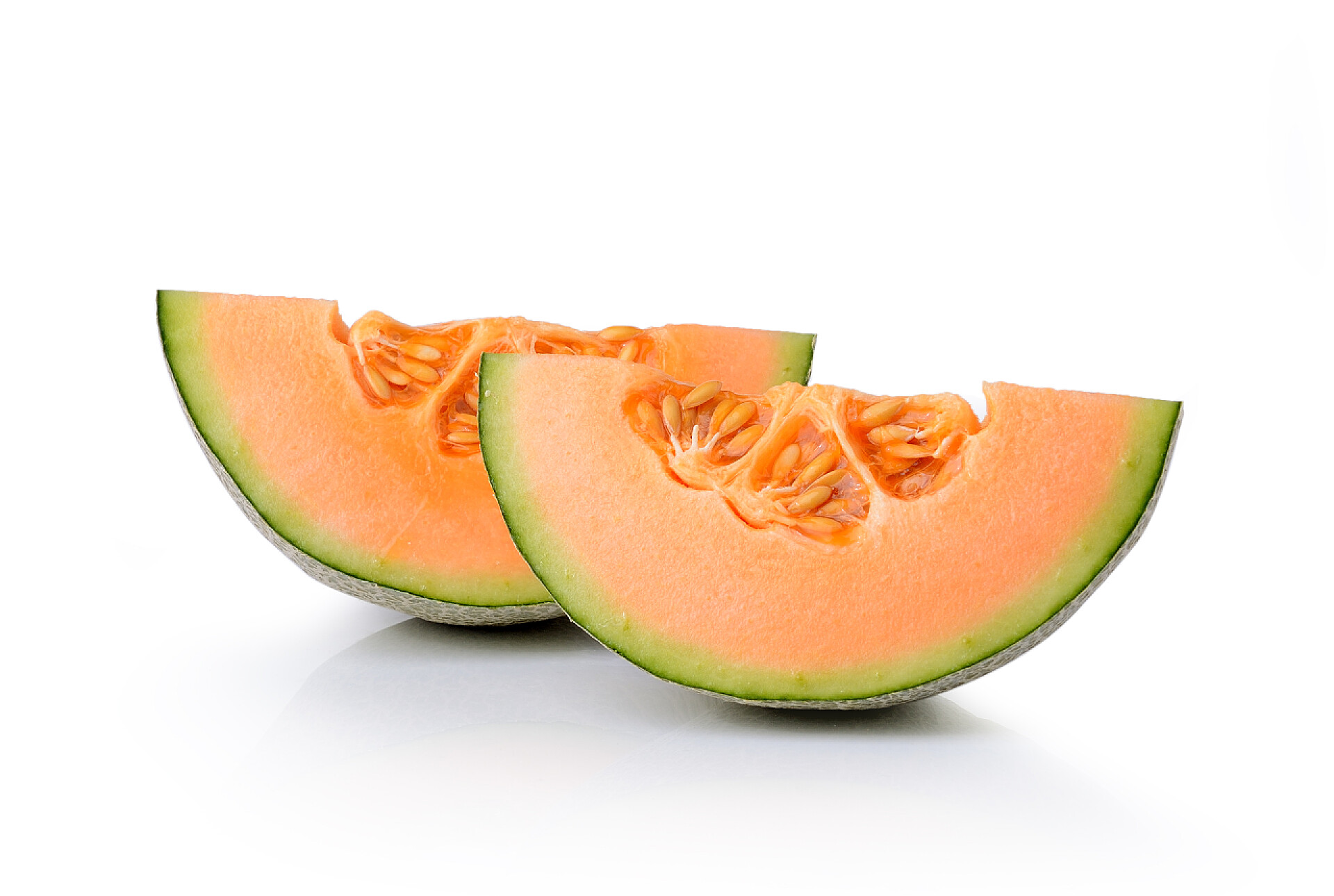 一组新鲜的甜瓜水果