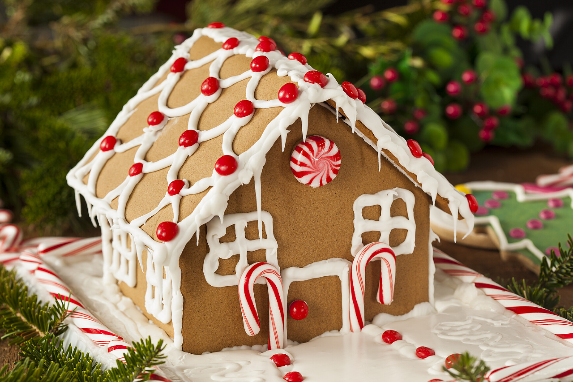 自制糖果饼屋圣诞节节日