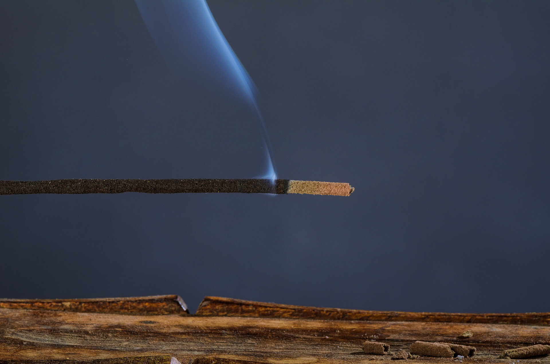 燃烧的香特写禅道