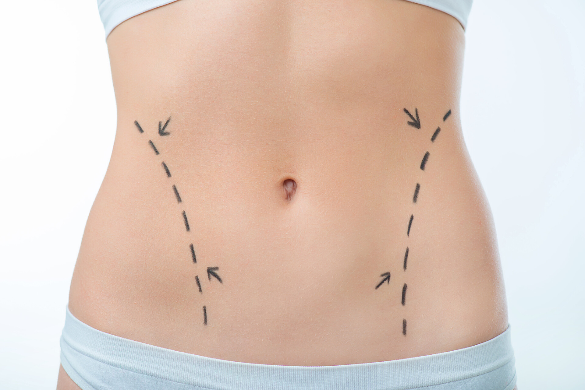 女人腰部美容线养生美容