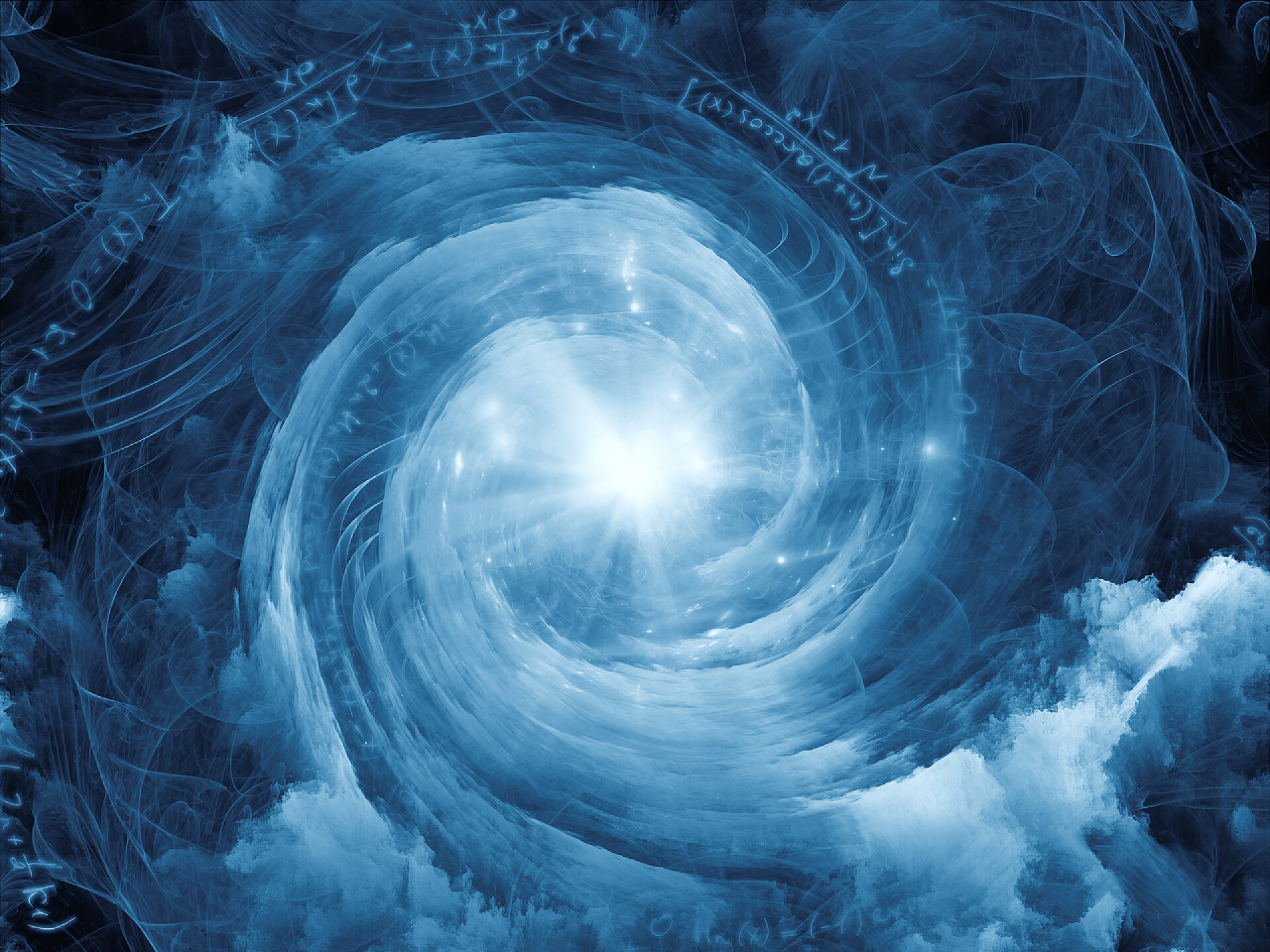 科技未来黎明希望蓝色渐变白色旋涡纹理数字化背景