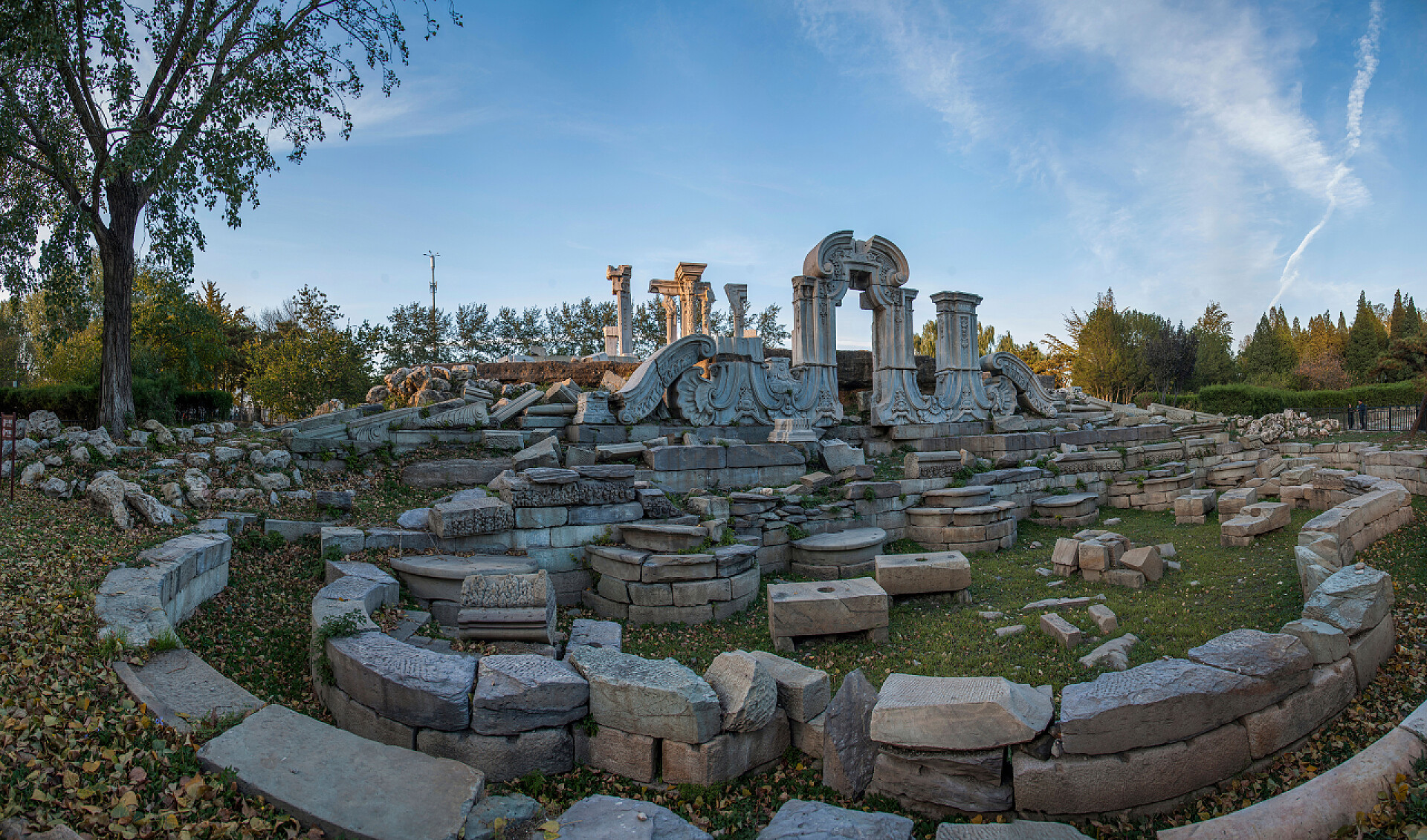 户外建筑北京圆明园遗址公园风景