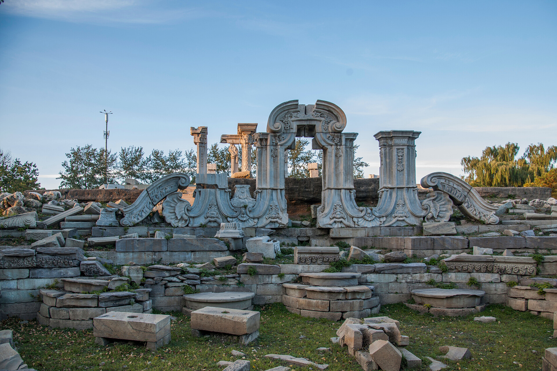 户外建筑北京圆明园遗址公园风景